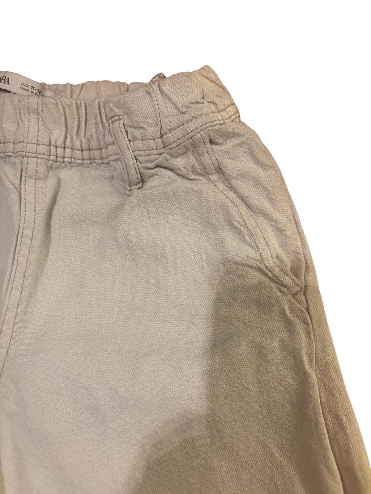 Zara Girls off white Jeans.kp2401 Size 22" - 5 Thumbnail