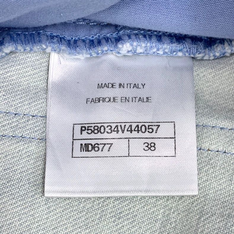 Chanel Chanel Light blue cotton casual denim shorts Size 25" / US 0 / IT 36 - 6 Thumbnail
