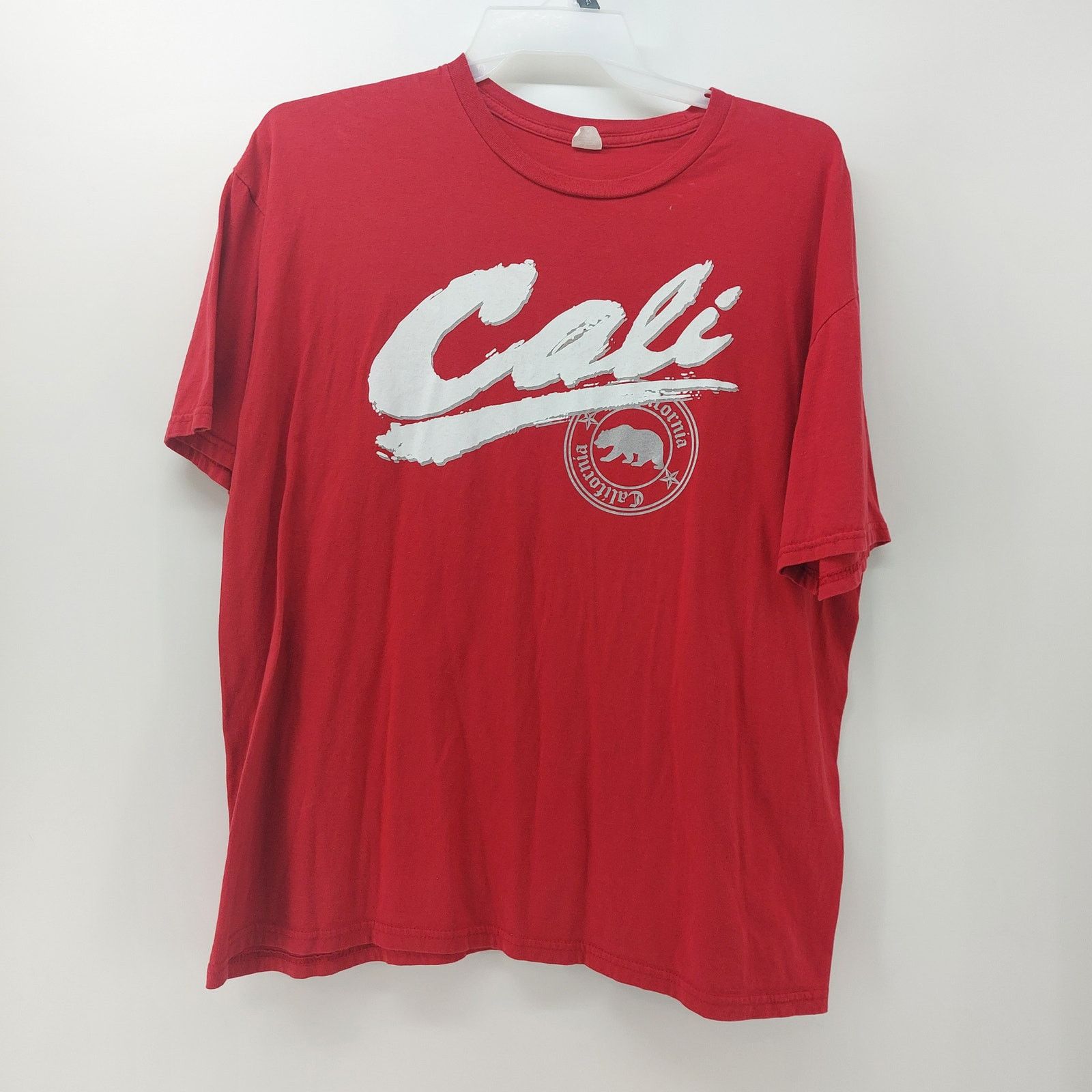 Other California Men's Red T-Shirt West Coast 100% Cotton Size XL Size US XL / EU 56 / 4 - 1 Thumbnail