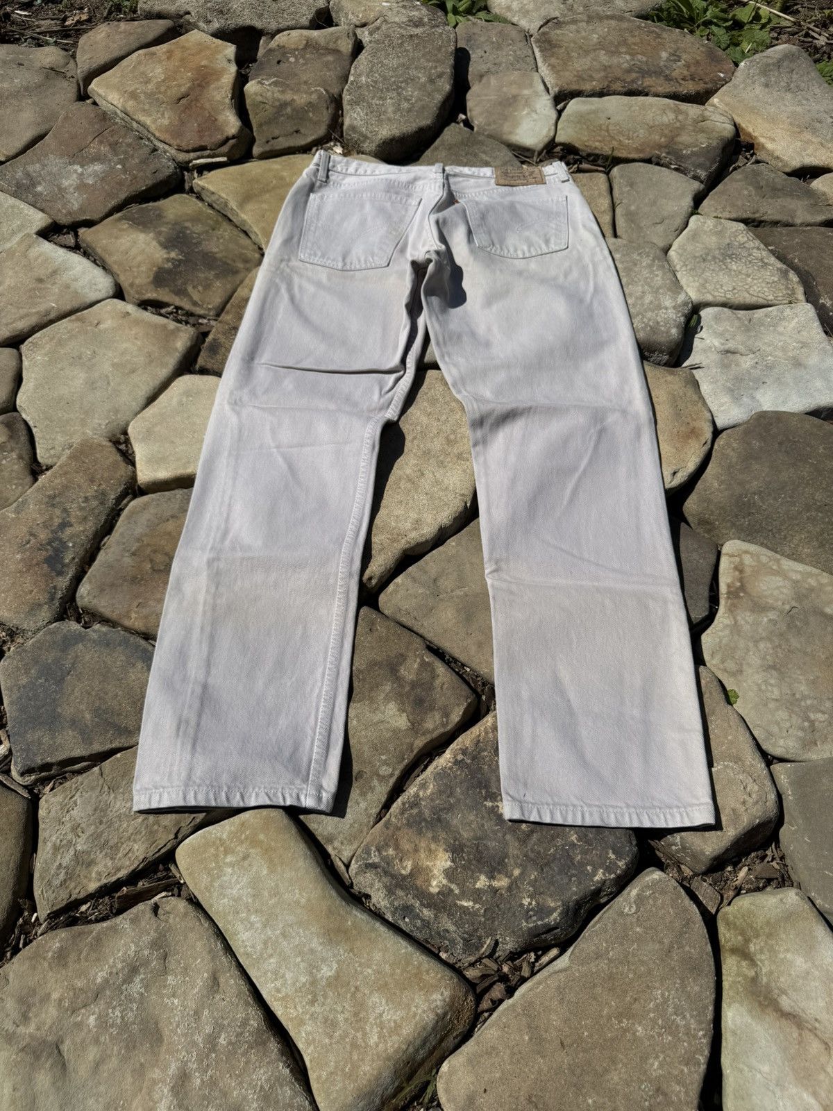 Levi's Vtg 90s Levis 615 Orange Tab Baggy Pants Size US 34 / EU 50 - 2 Thumbnail