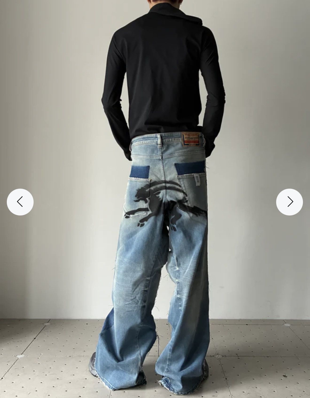 Diesel DIESEL INDUSTRY X PROTOTYPES NEW JEANS PANT Size US 31 - 12 Thumbnail