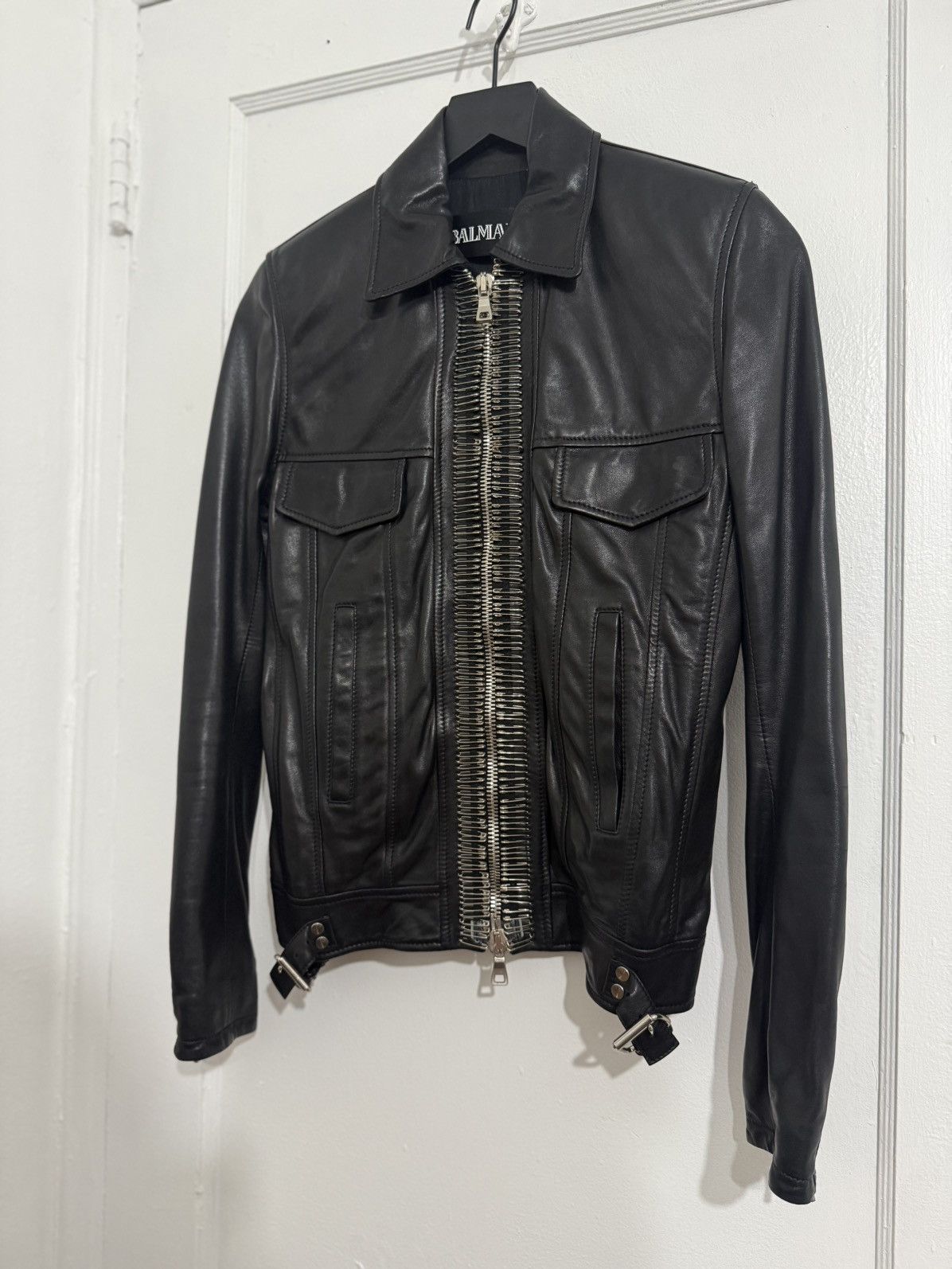 Balmain Balmain SS11 Safety Pin Biker Jacket *GRAIL* | Grailed