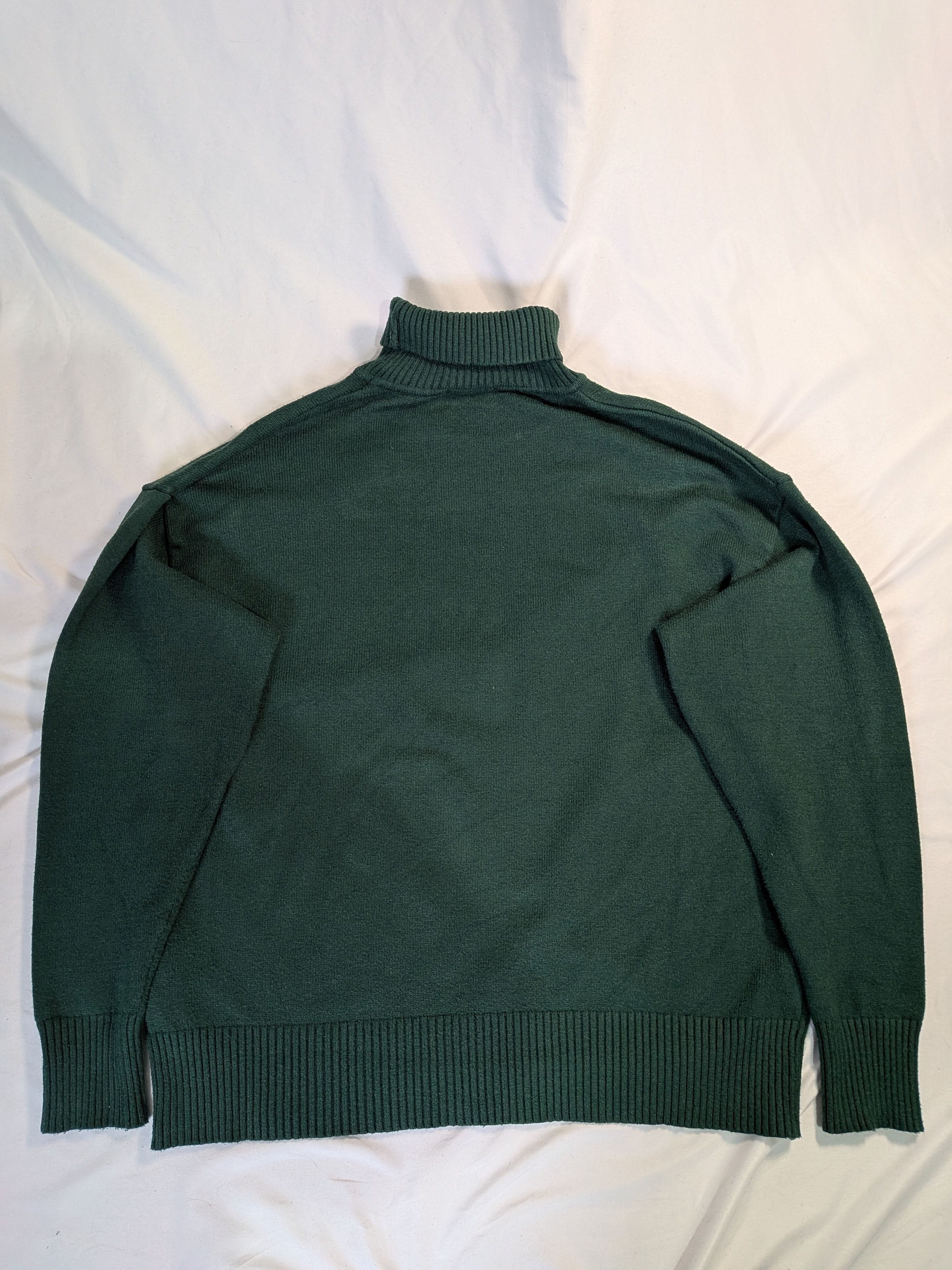 AMI Ami Paris Ami de Coeur Oversized Turtleneck Sweater Green XL Size US XL / EU 56 / 4 - 16 Thumbnail
