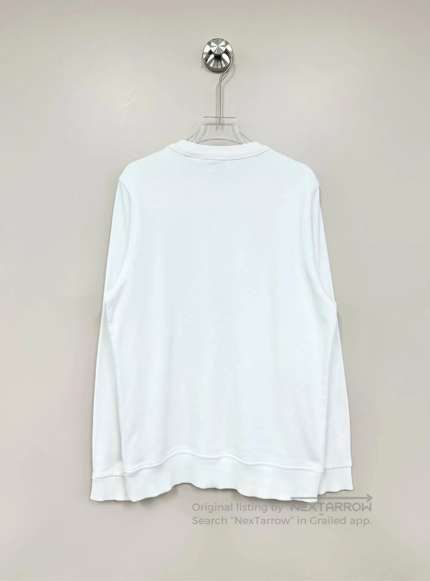 Burberry Burberry White Slogan Letter Logo Long Sleeve Sweatshirt| Size US S / EU 44-46 / 1 - 2 Thumbnail