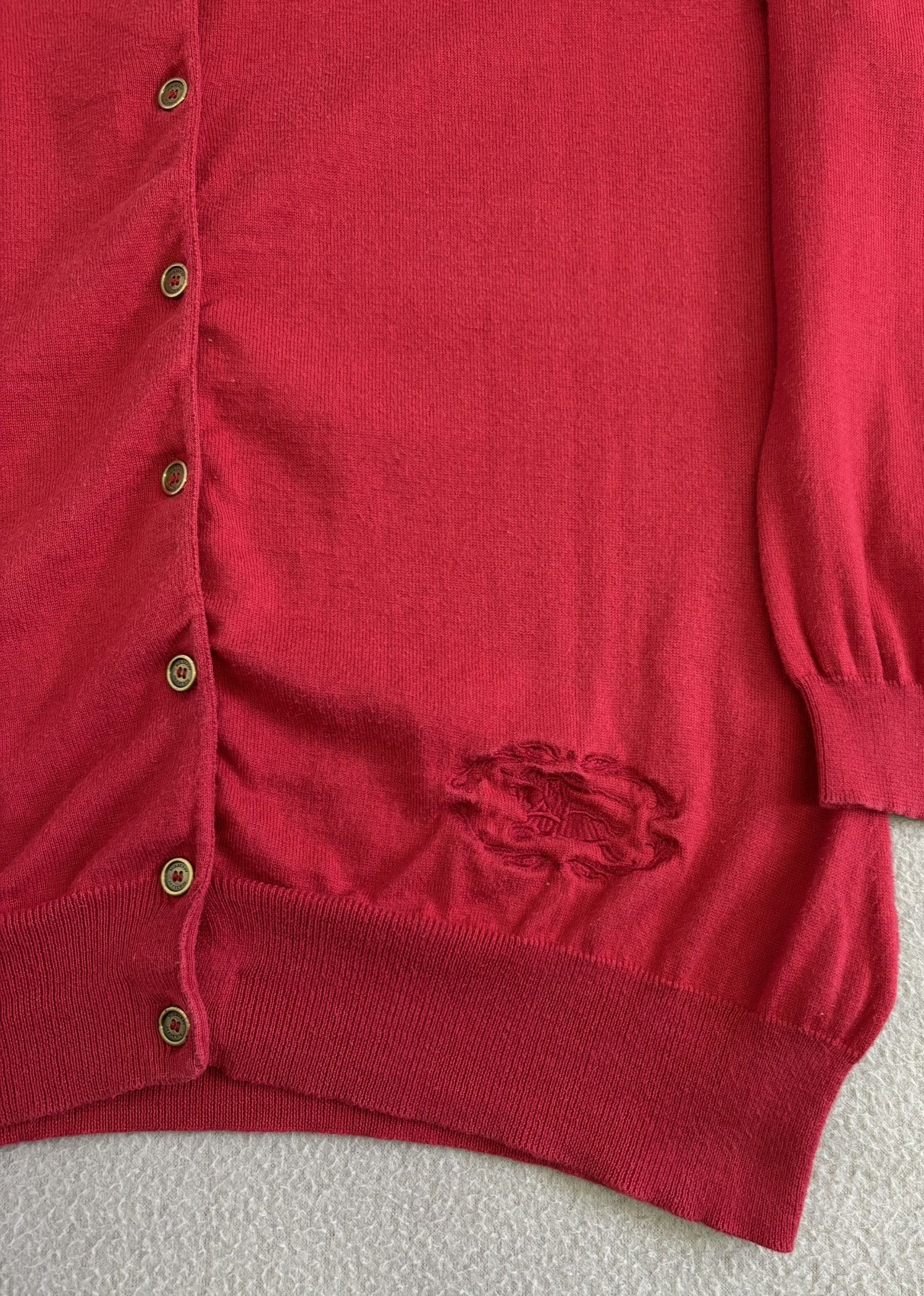 Burberry Burberry Red cardigan Large Size L / US 10 / IT 46 - 5 Thumbnail