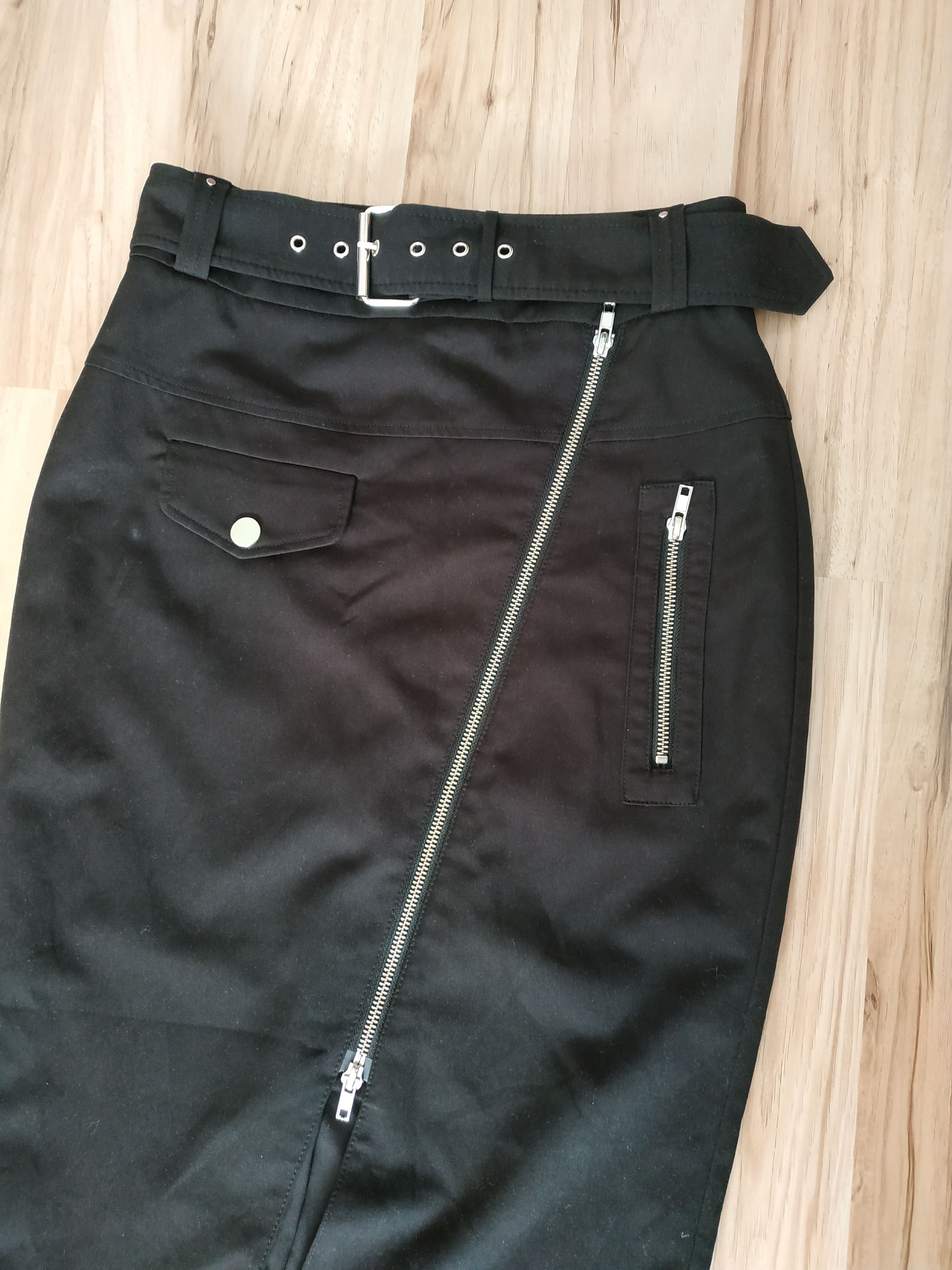 Jean Paul Gaultier Jaen Paul Gaultier Women's Pencil Midi Belted Skirt, s.SMALL Size 28" / US 6 / IT 42 - 4 Thumbnail