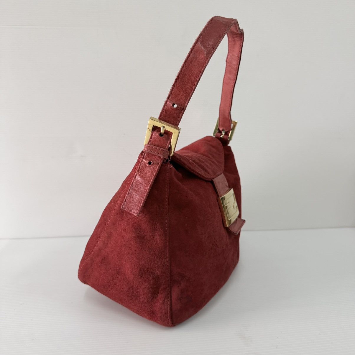 Fendi Fendi Suede Leather Baguette Bag Size ONE SIZE - 5 Thumbnail
