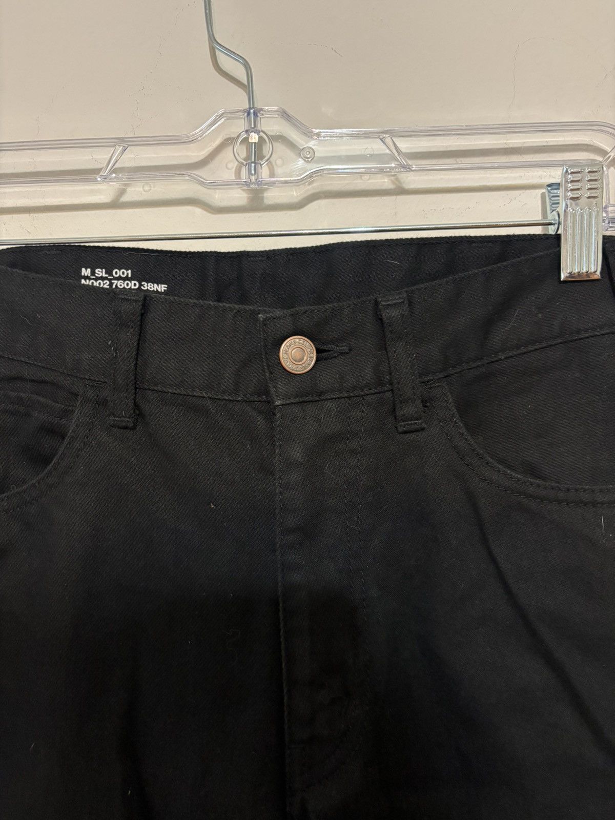 Celine Celine black denim Size US 29 - 3 Thumbnail