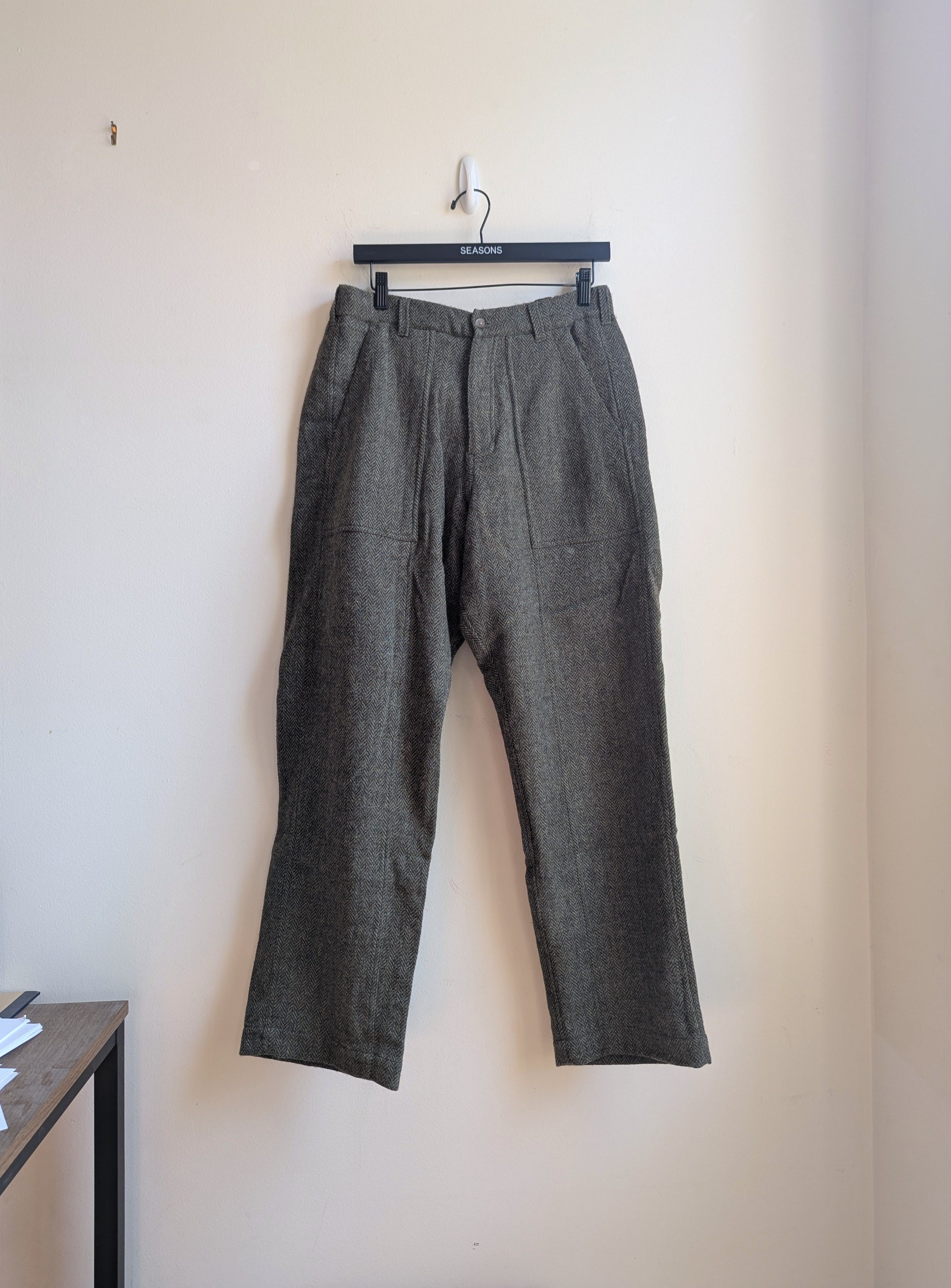 18 East Wool Tweed Roy Baker Pants Size US 32 / EU 48 - 3 Thumbnail