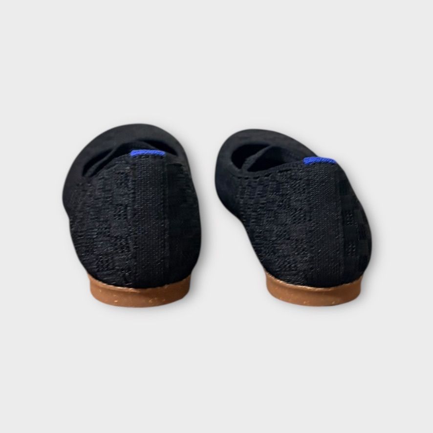 Rothy's Rothy’s The Max Square Mary Jane 5.5 Black Sand Geometric EU Size US 5.5 / IT 35.5 - 6 Thumbnail