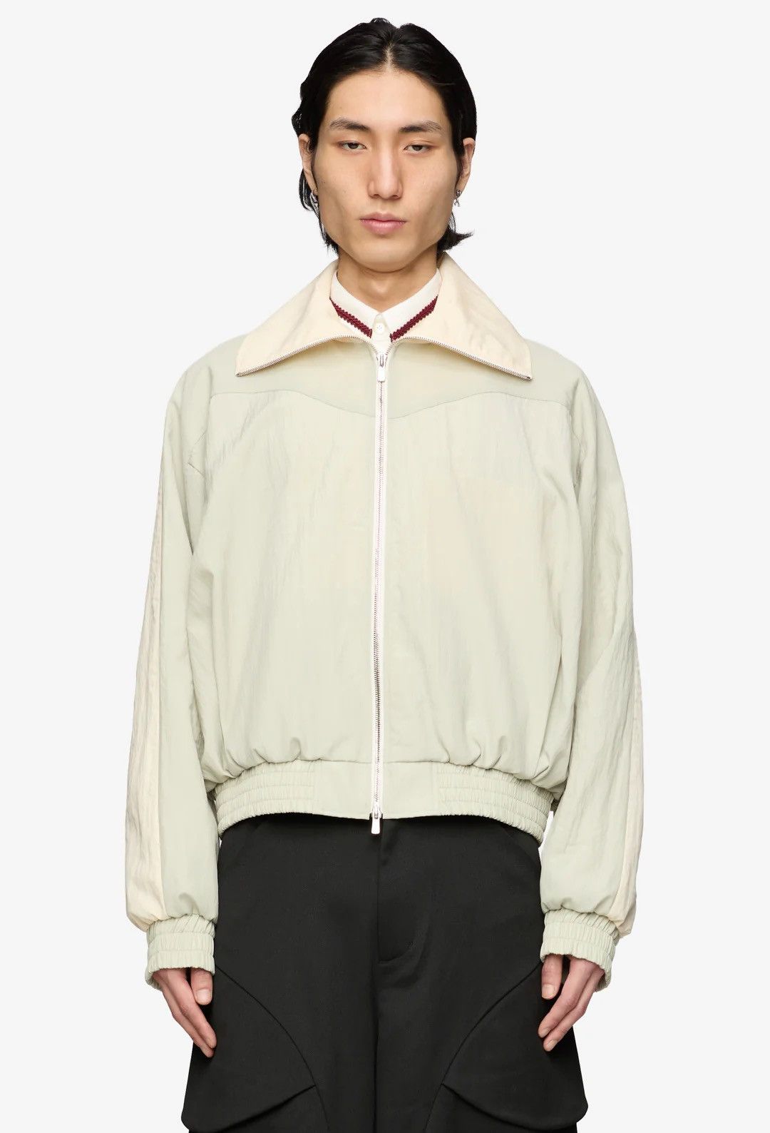 CMMAWEAR cmmawear limestone funnel-neck track jacket Size US M / EU 48-50 / 2 - 6 Thumbnail