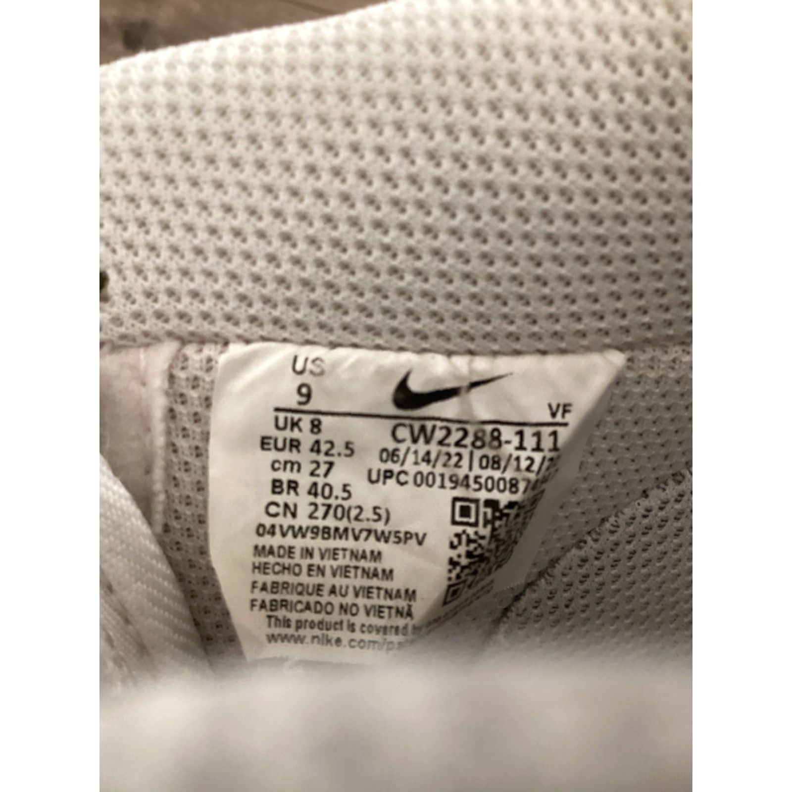 Nike Nike Air Force 1 Low ’07 Travis Scott Cactus Jack Utopia Edition Men 9 White Sneaker Size ONE SIZE - 8 Thumbnail