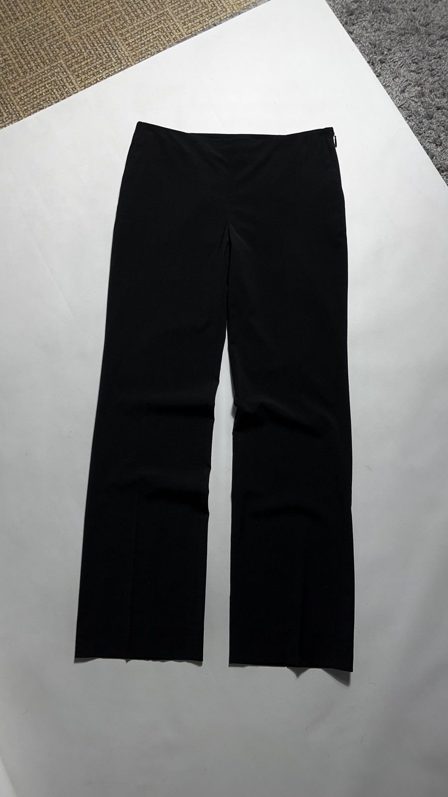 The Row The Row 7249 W1761 black pants wool/viscose/silk Size 26" / US 2 / IT 38 - 1 Thumbnail