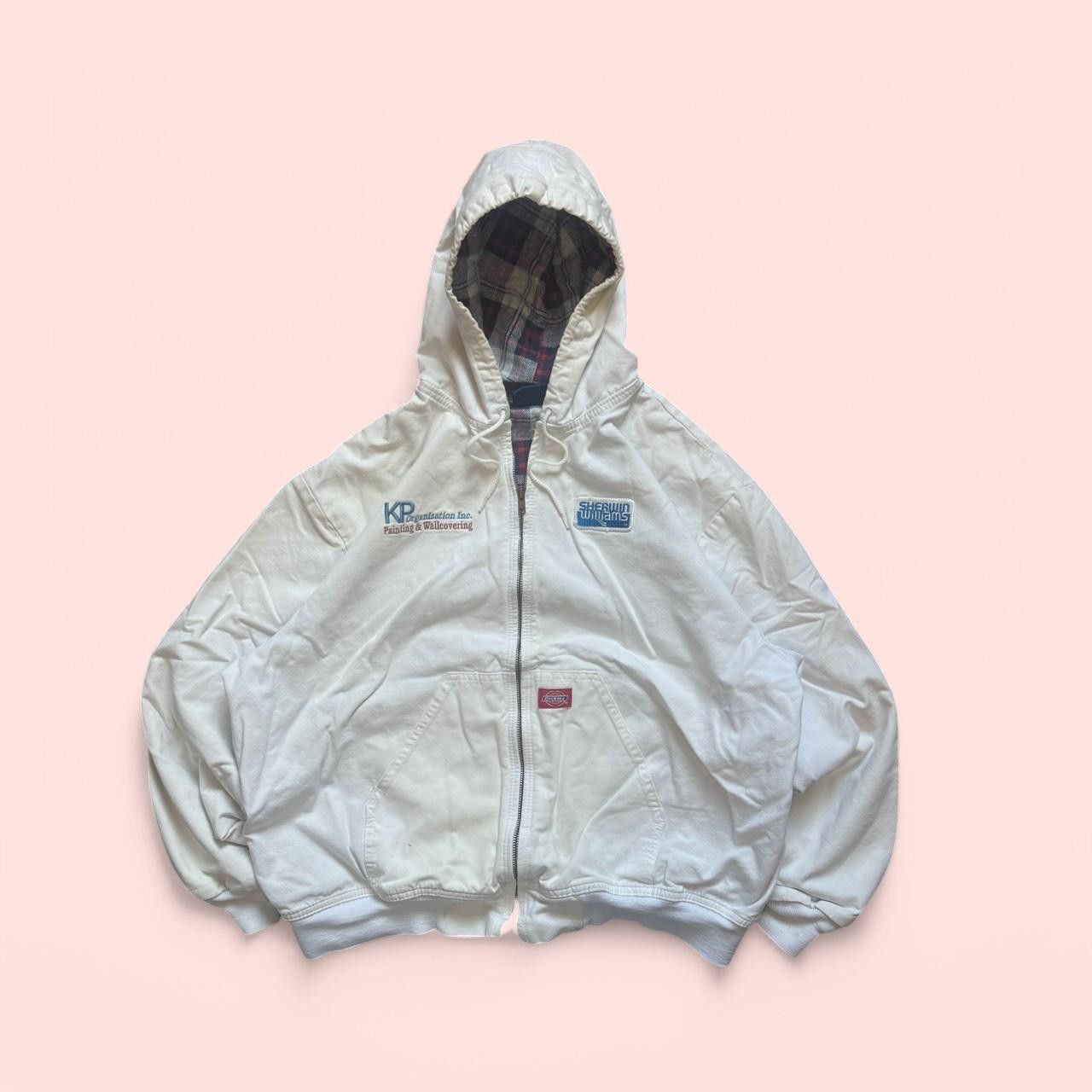 Dickies WORK JKT 白 XL Dickies Vintage White Dickies Work Jacket XL | Grailed