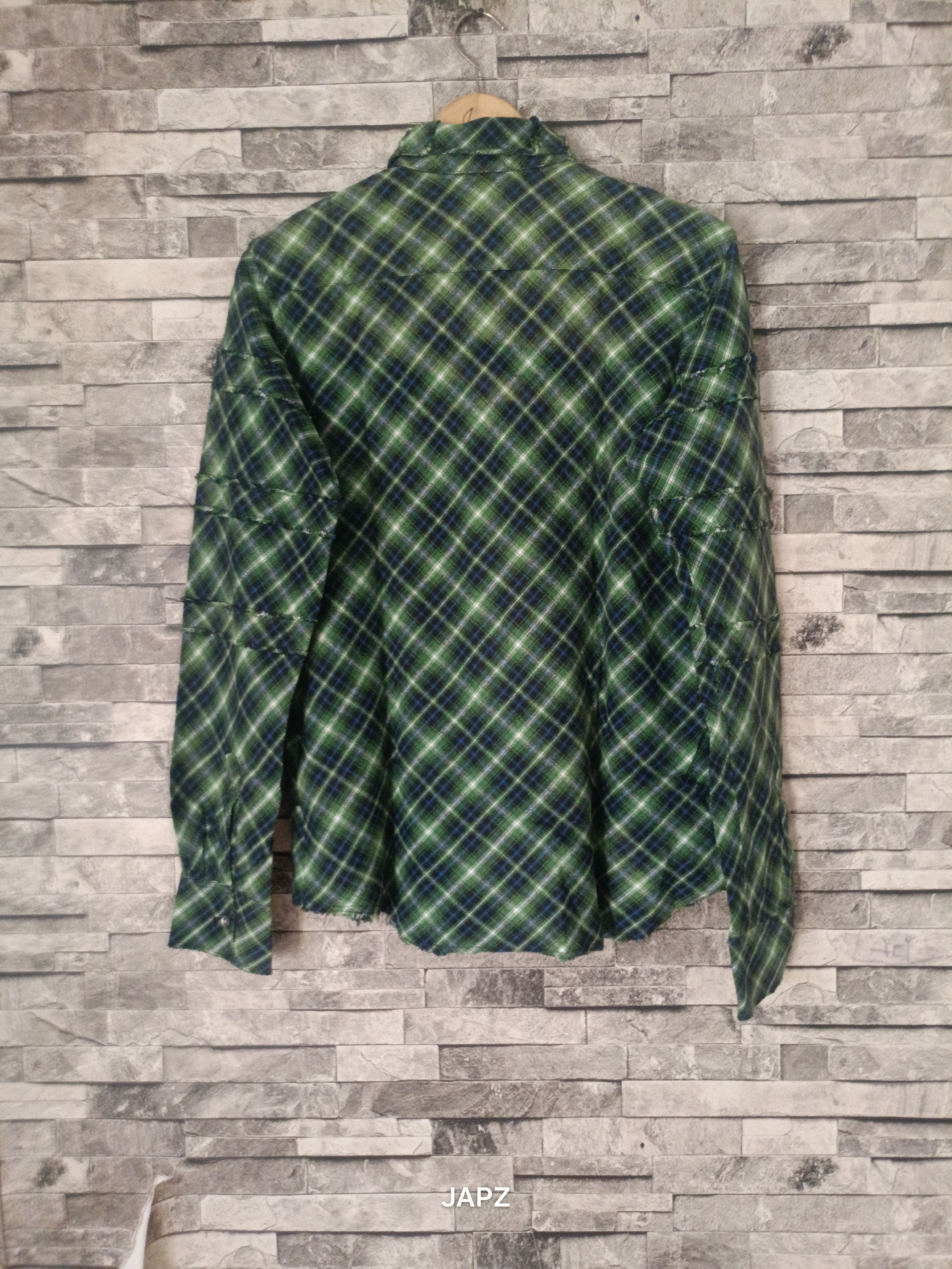 Michel Klein Michel Klein avantgarde flannel shirt Size US S / EU 44-46 / 1 - 5 Thumbnail
