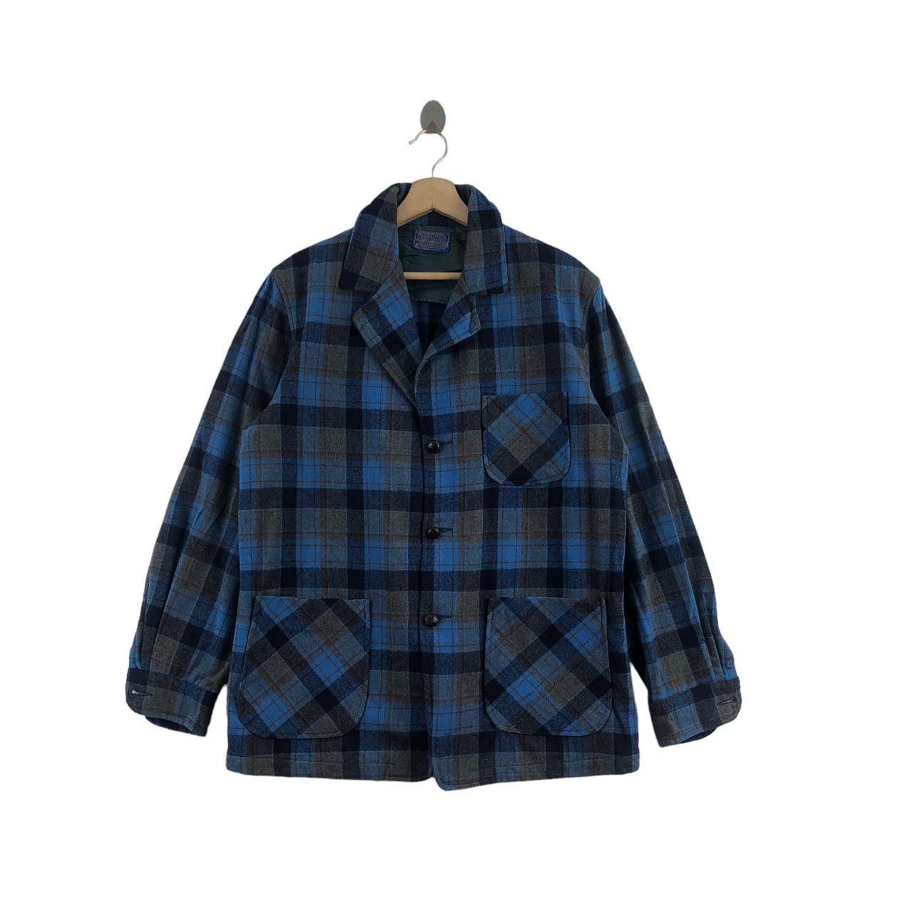 Pendleton Vintage PENDLETON USA Virgin Wool Tartan Casual Tee Shirt Size US M / EU 48-50 / 2 - 1 Thumbnail