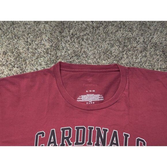 NFL Arizona Cardinals Football Shirt Adult Mens XL Red Spell Out Size US XL / EU 56 / 4 - 3 Thumbnail