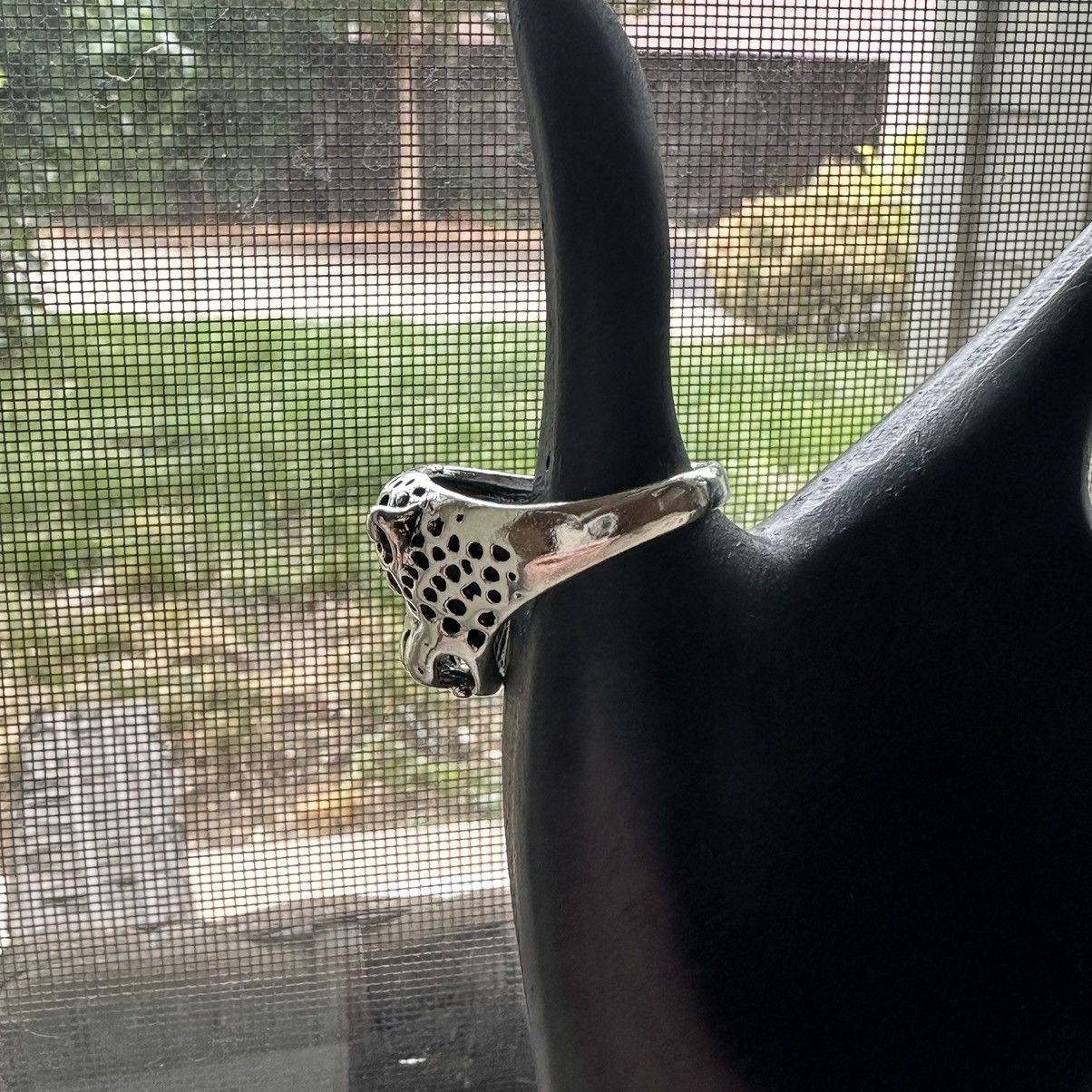 Jewelry JAGUAR RING // SIZE 12 // SILVER STEEL Size ONE SIZE - 2 Thumbnail