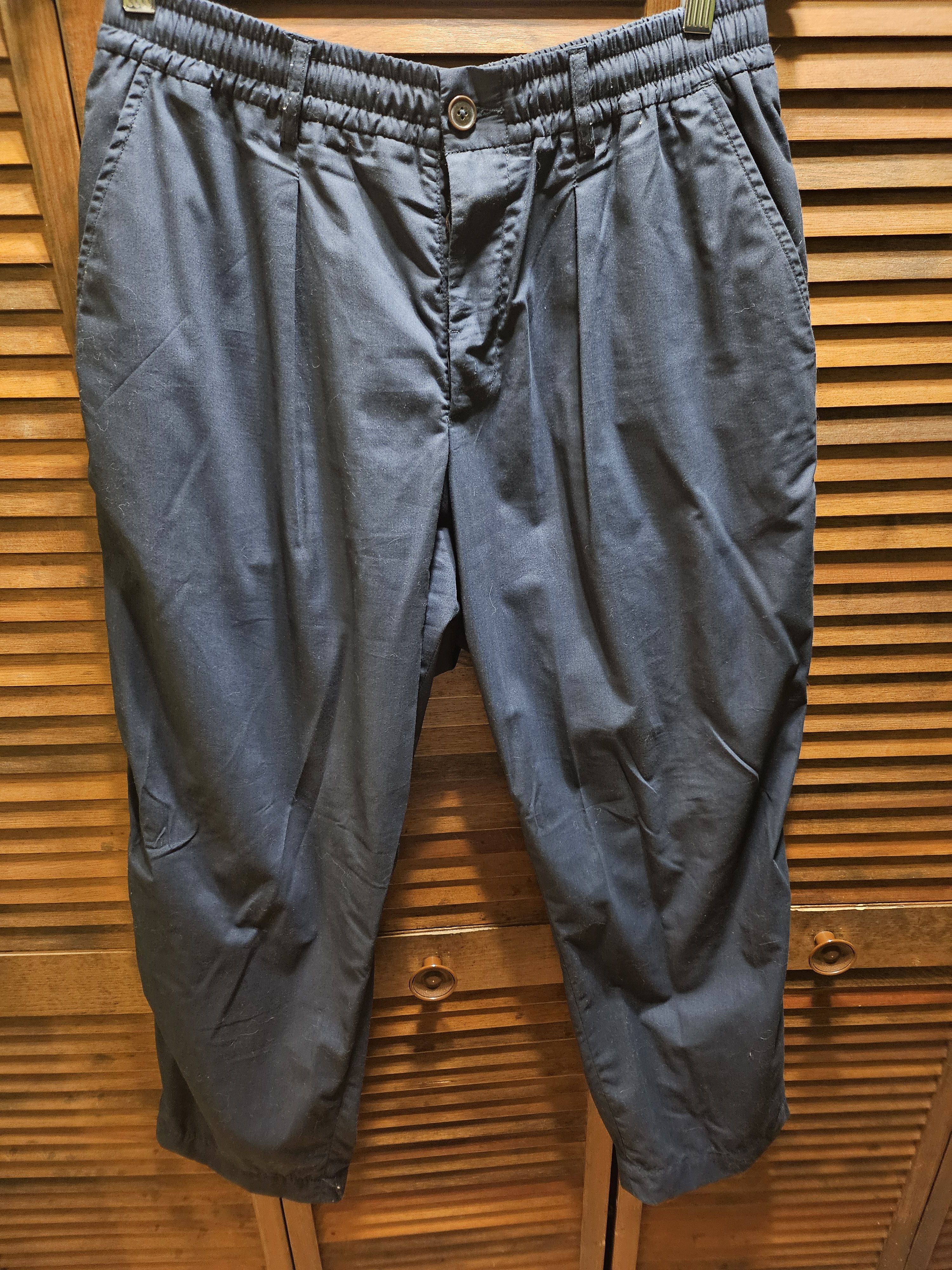 Universal Works Universal Works Oxford Pant Navy Recycled Poly Tech Size US 32 / EU 48 - 2 Thumbnail