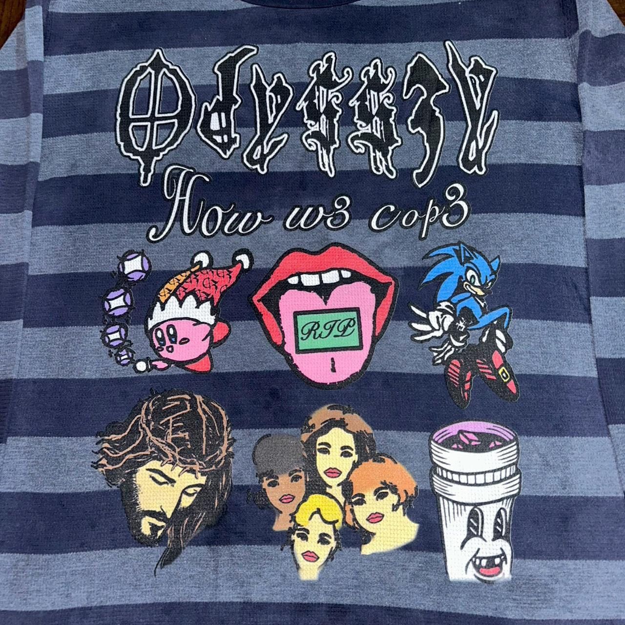 Other Odyss3y 1 of 1 “HOW W3 COP3” vintage thermal tee Size US XL / EU 56 / 4 - 4 Thumbnail