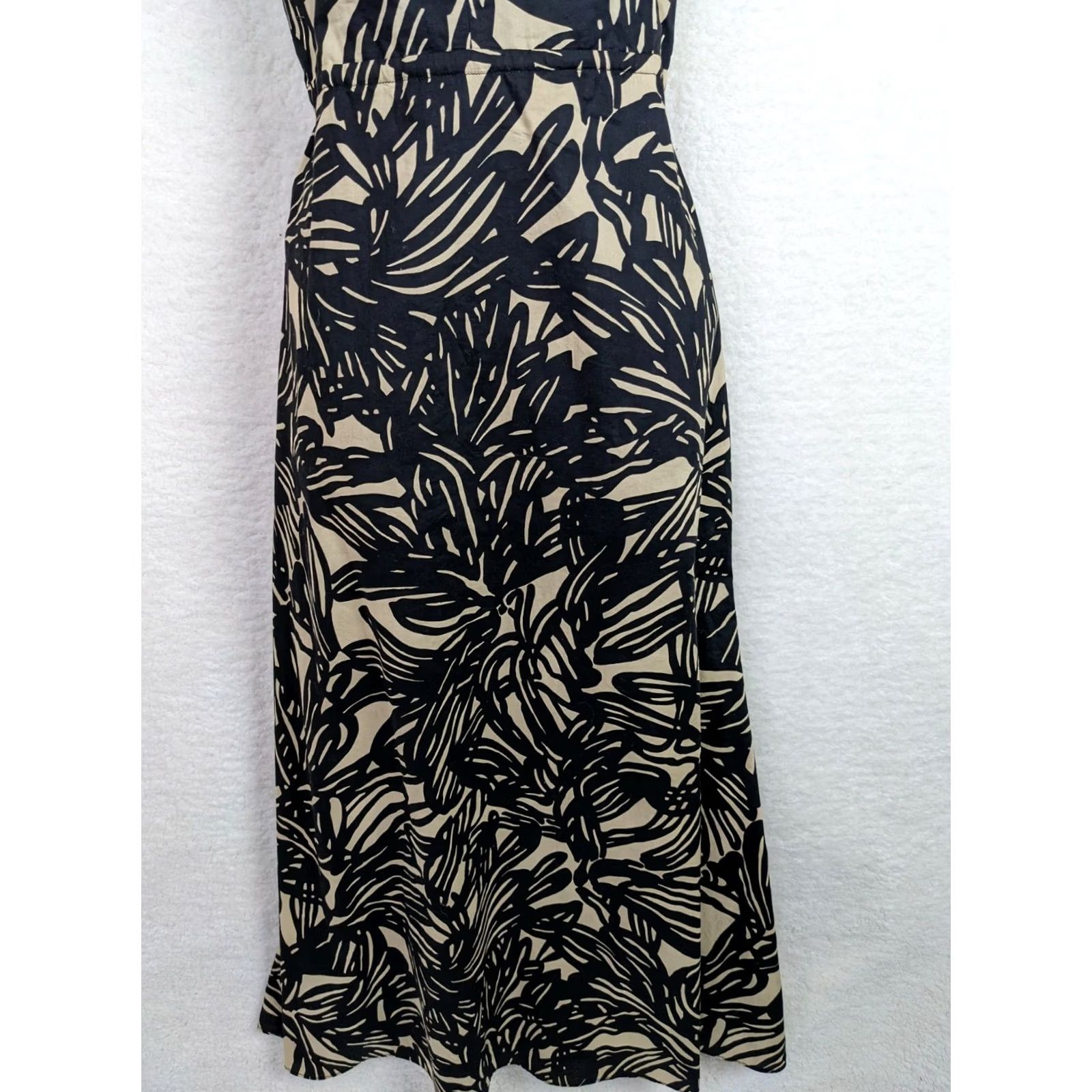 Gap GAP Women's 100% Cotton Twist Straps V-neck Floral Print Maxi Dress Size 2 Size XS / US 0-2 / IT 36-38 - 3 Thumbnail