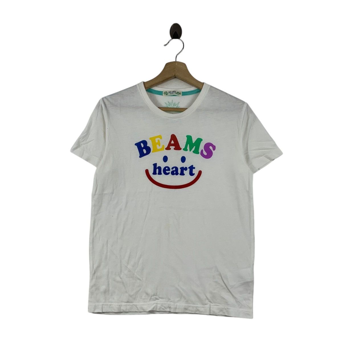 Beams Plus BEAMS PLUS HEART Collection Smiley Multicolor Logo Tee Size S / US 4 / IT 40 - 1 Thumbnail