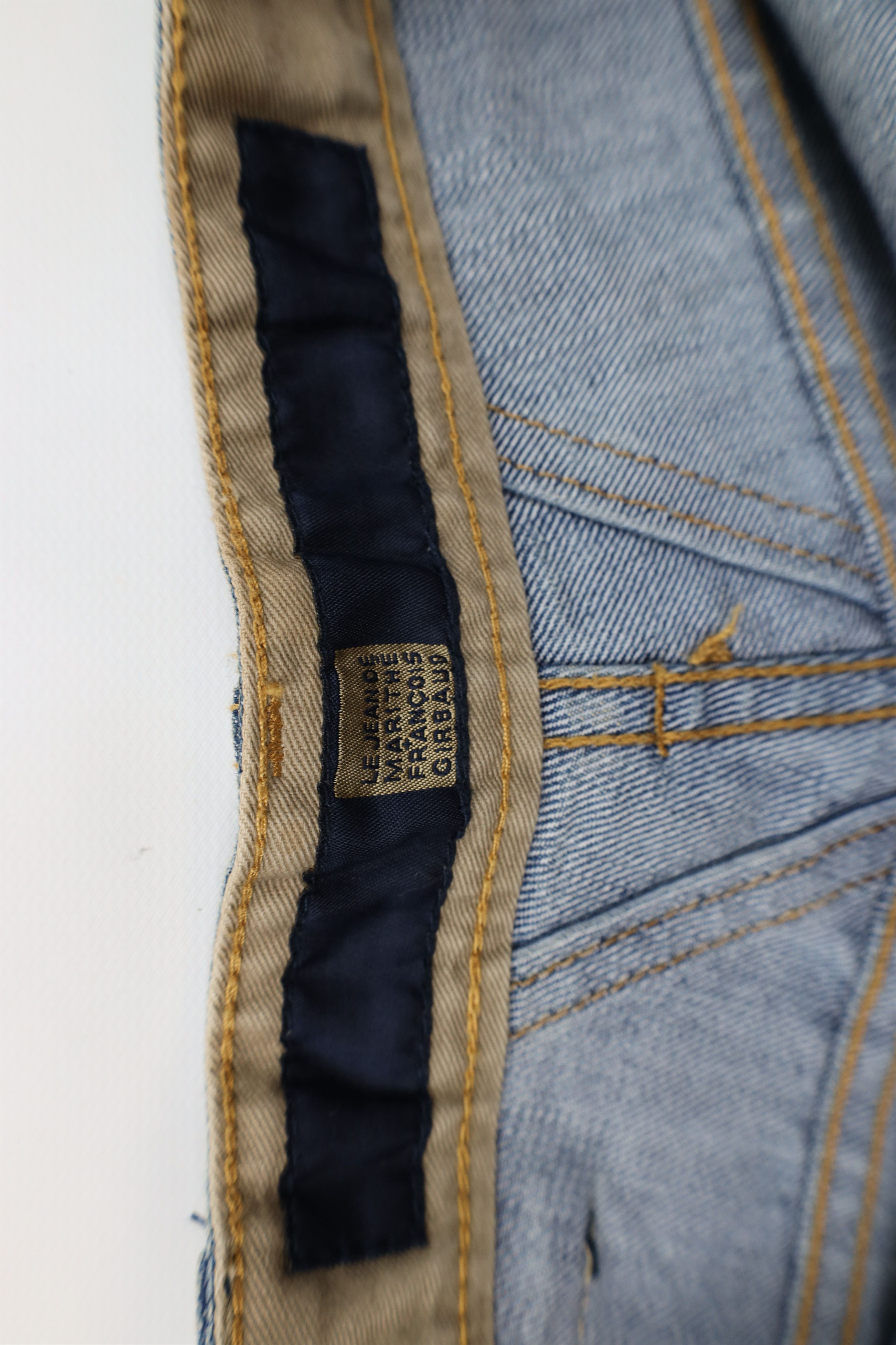 Marithe + Francois Girbaud Deadstock Vintage 90s Marithe Francois Girbaud Denim Shorts Size US 32 / EU 48 - 8 Thumbnail