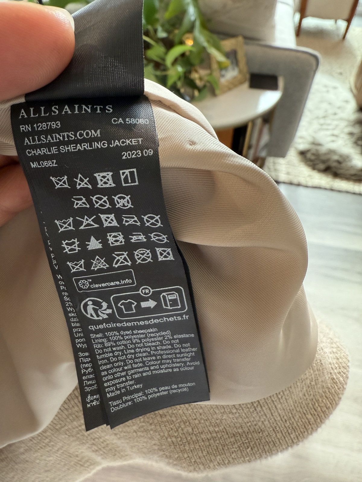 Allsaints ALLSaints Charlie Shearling Leather Bomber Jacket XL Size US XL / EU 56 / 4 - 17 Thumbnail