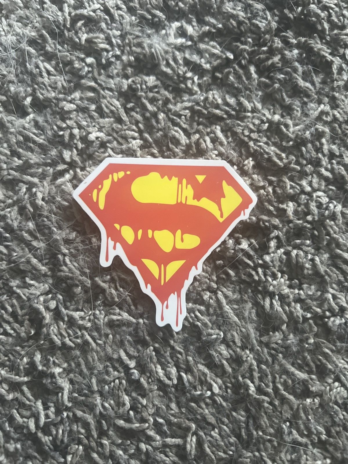 DC Comics DC Melting Superman Logo Sticker Size ONE SIZE - 1 Thumbnail