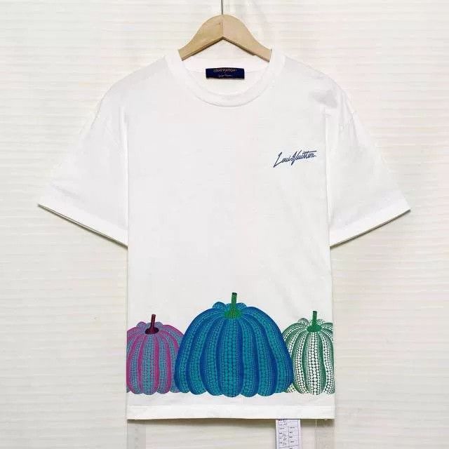 Louis Vuitton LV x Yayoi Kusama SS23 Pumpkin Print T-Shirt Size US M / EU 48-50 / 2 - 1 Thumbnail