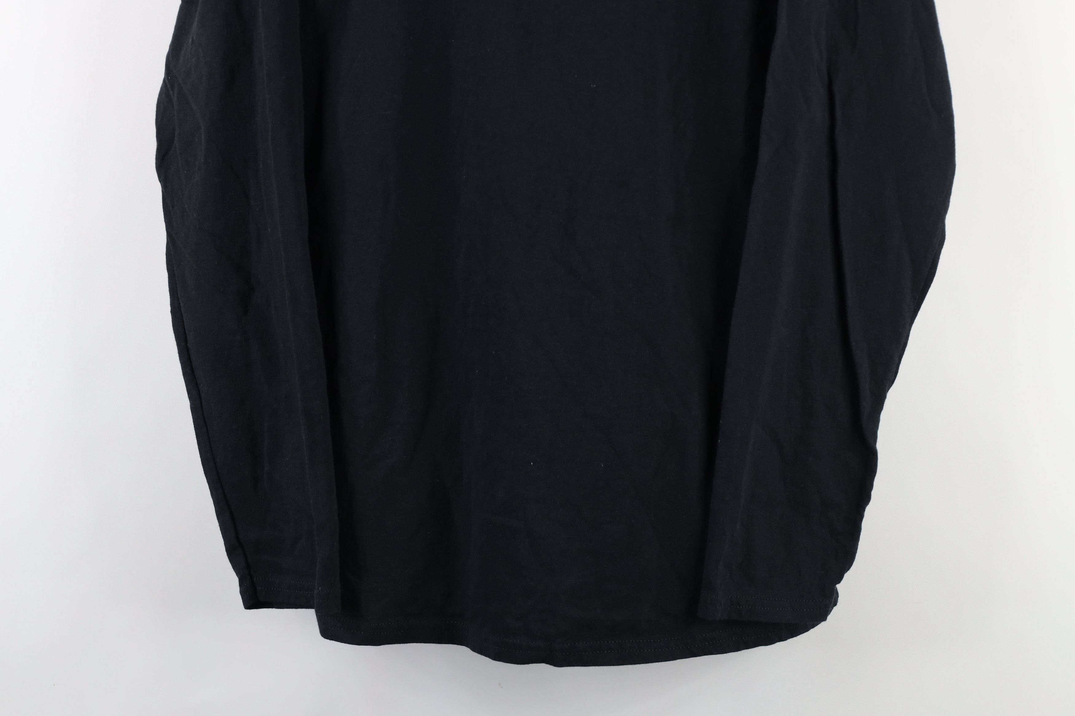 Vintage Vintage 90s Streetwear Long Sleeve T-Shirt Black Cotton Size US XL / EU 56 / 4 - 3 Thumbnail