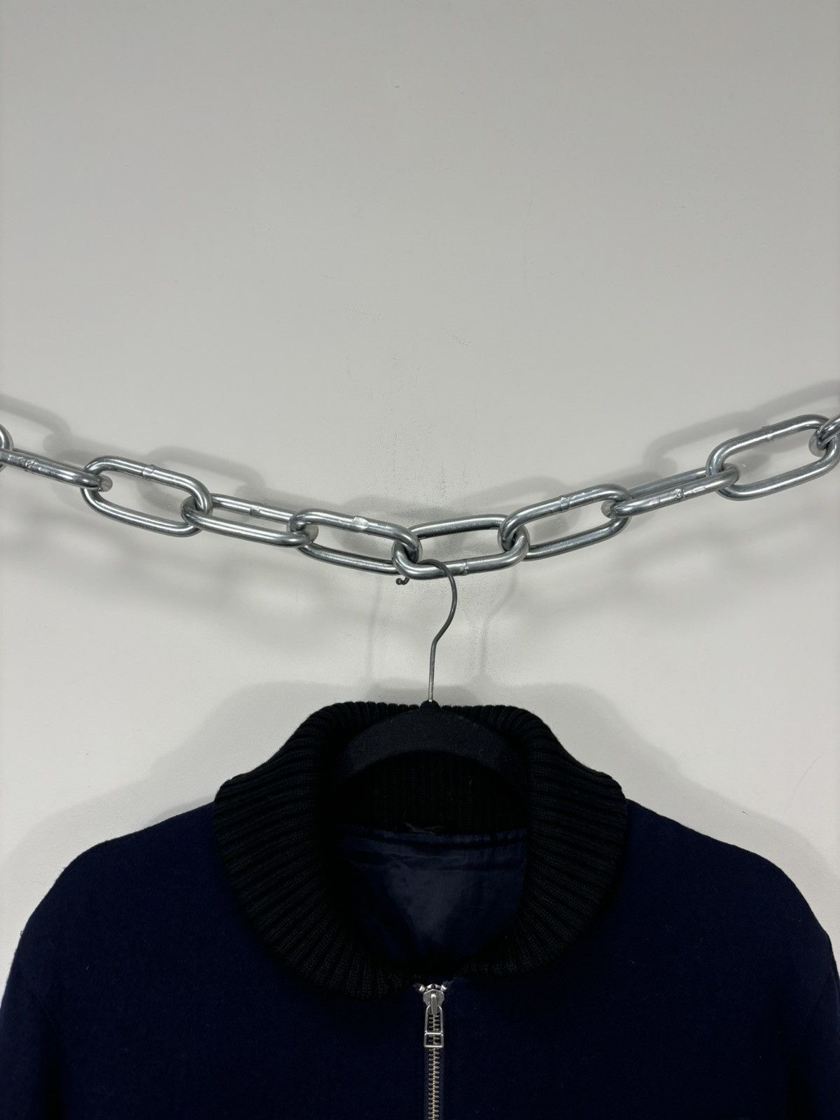 Acne Studios Acne Studios AW07 Vintage Men’s Navy Blue Wool Bomber Jacket Size US M / EU 48-50 / 2 - 5 Thumbnail