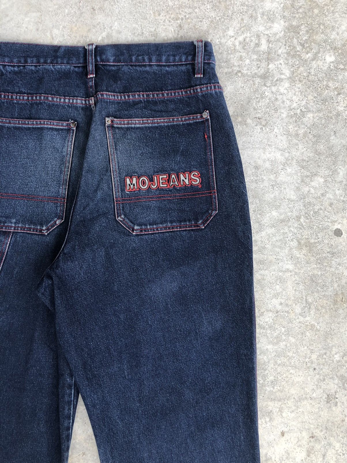 Vintage Maurice Malone Embroidered Logo Baggy Hip Hop Distressed Size US 33 - 10 Thumbnail