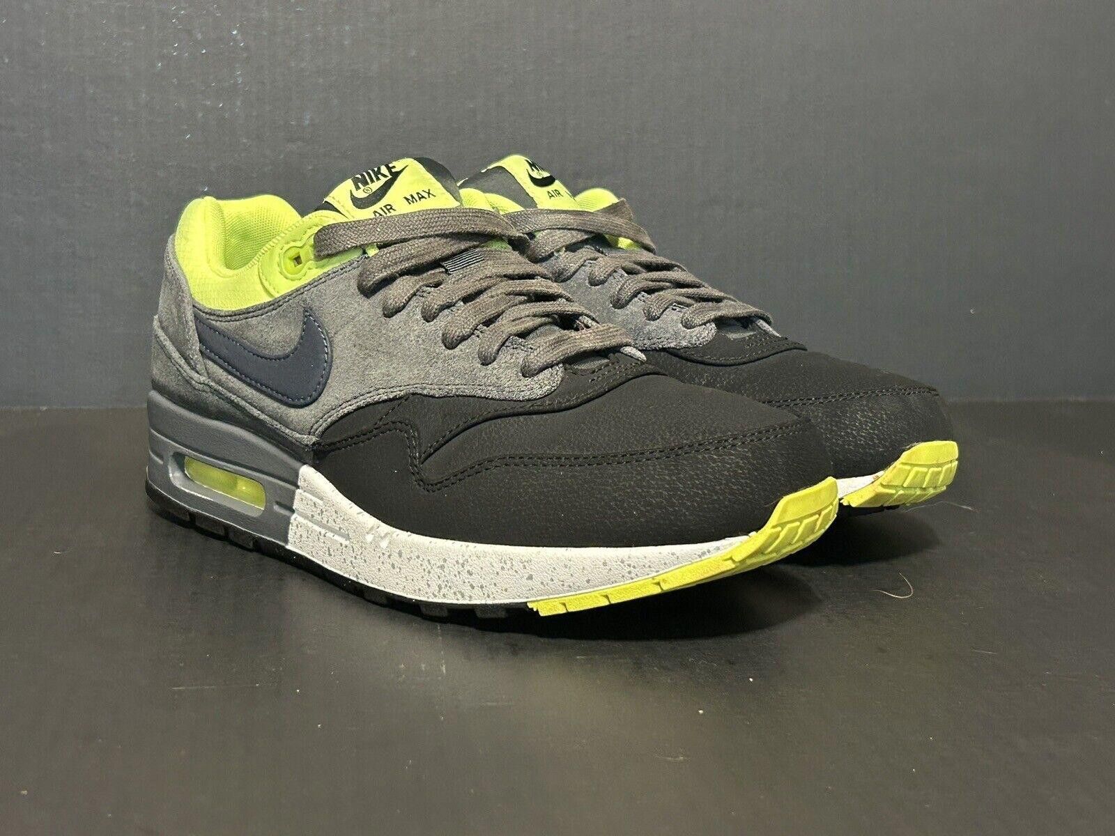 Nike Nike Men's Air Max 1 Split Black Volt - 512033-002 Size 9.5 Size US 9.5 / EU 42-43 - 2 Thumbnail
