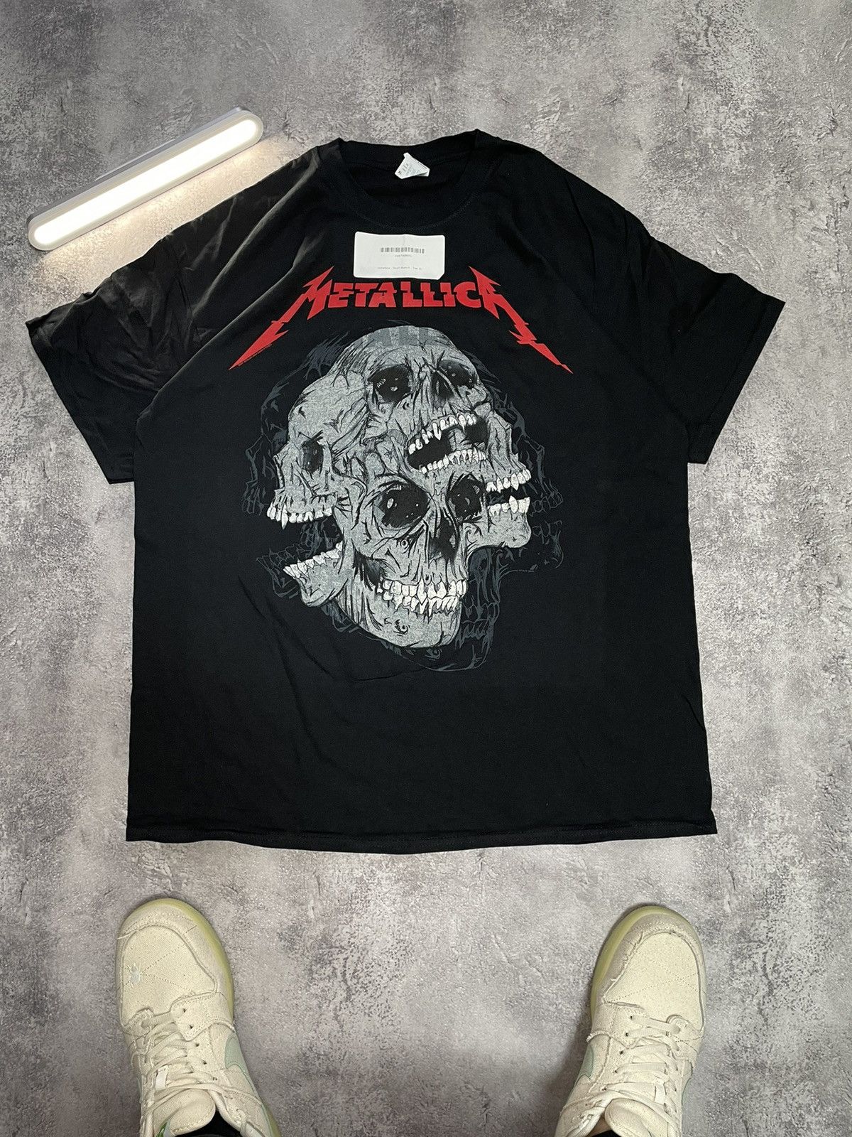 Band Tees Vintage Y2K Metallica Pushead Skull Band Tee Archive OG Size US XL / EU 56 / 4 - 1 Thumbnail