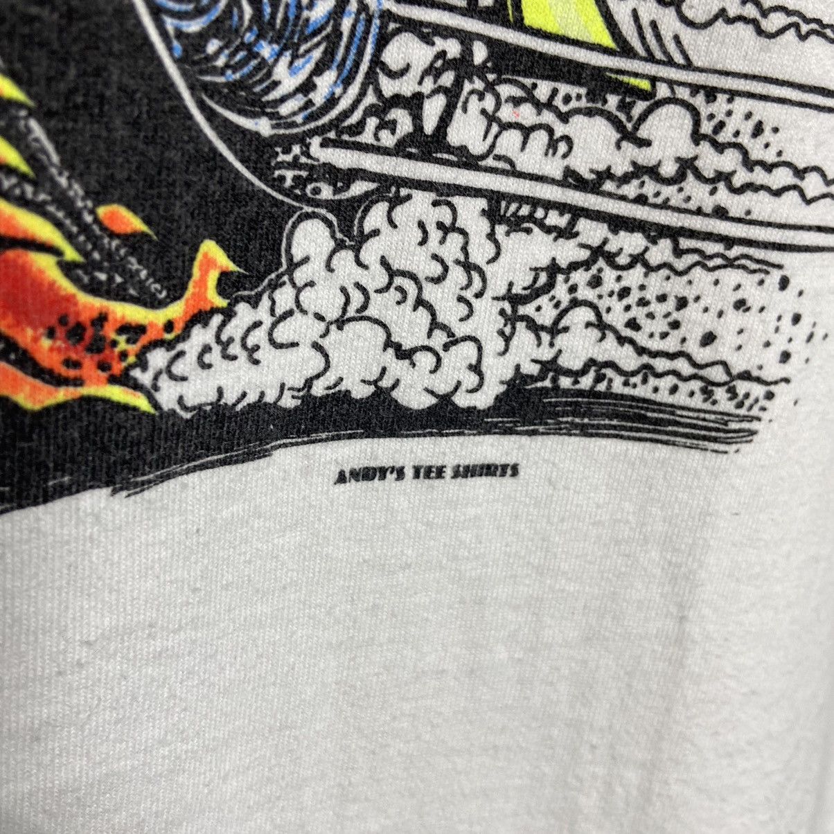 Band Tees × Vintage Vintage 90s Rat Fink Hot Rods ROTH T-Shirt Size US XL / EU 56 / 4 - 3 Thumbnail