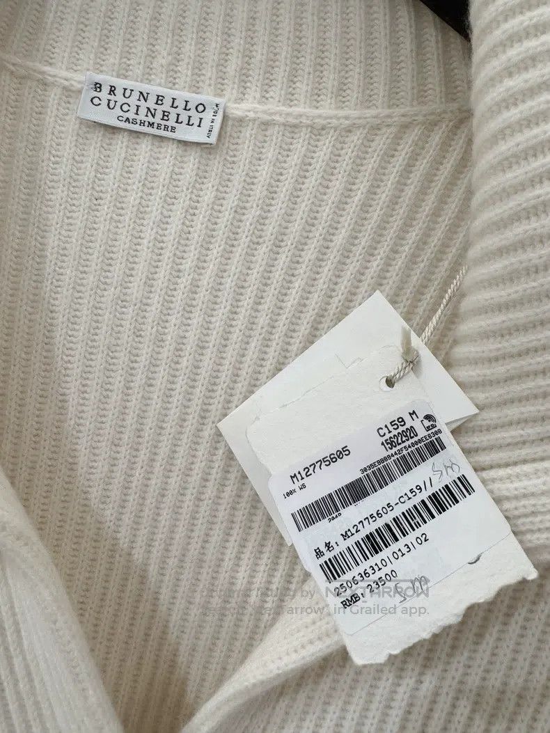 Brunello Cucinelli Brunello Cucinelli Cashmere Sweater Size M / US 6-8 / IT 42-44 - 3 Thumbnail