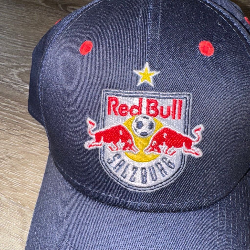 Red Bull Red Bull Navy Red Salzburg Soccer Baseball Cap One Size Size ONE SIZE - 2 Thumbnail