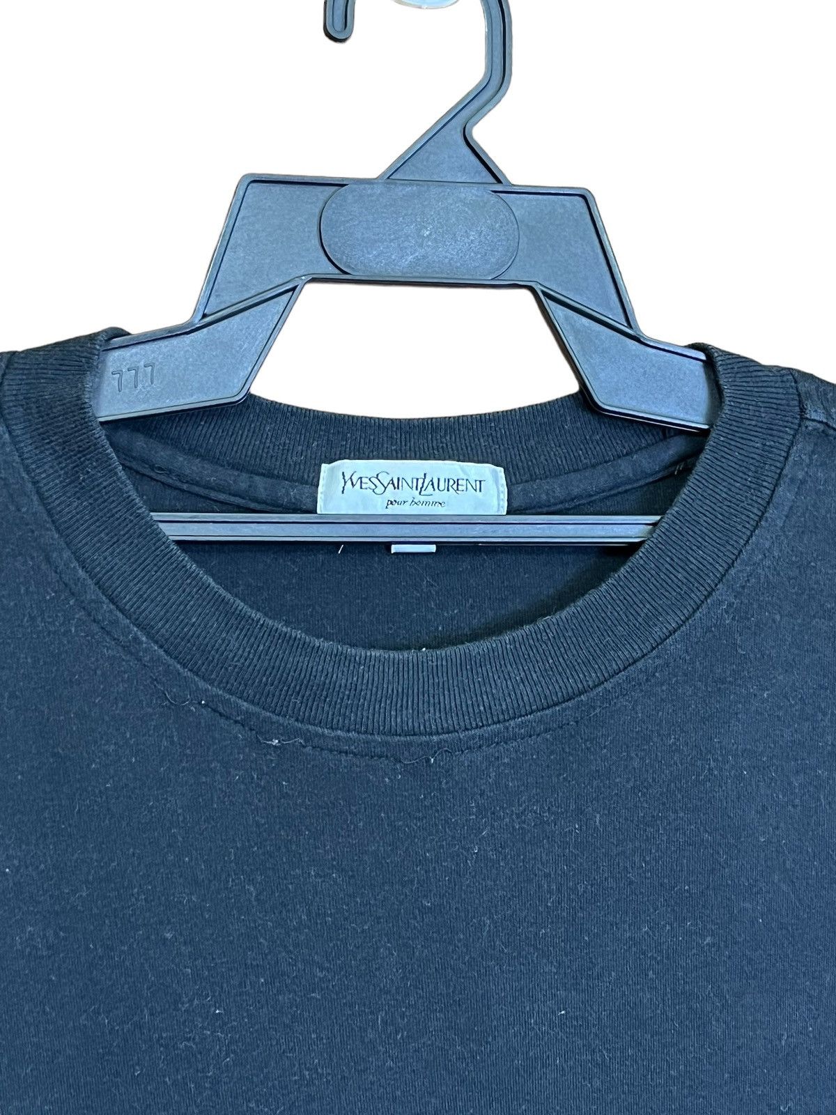 Yves Saint Laurent VINTAGE YSL YVES SAINT LAURENT SPELLOUT EMBROIDERY TEE SHIRT Size US L / EU 52-54 / 3 - 4 Thumbnail