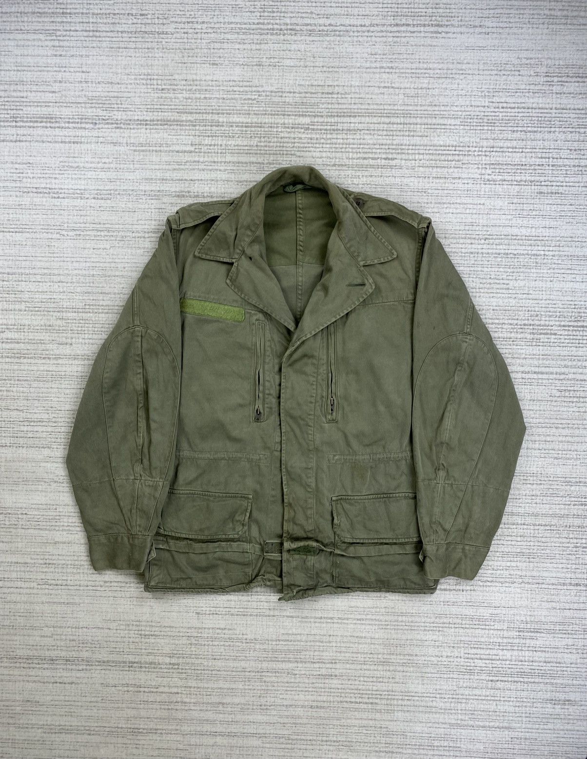 Vintage SCECAM Paris 1966 Multipocket Military Jacket