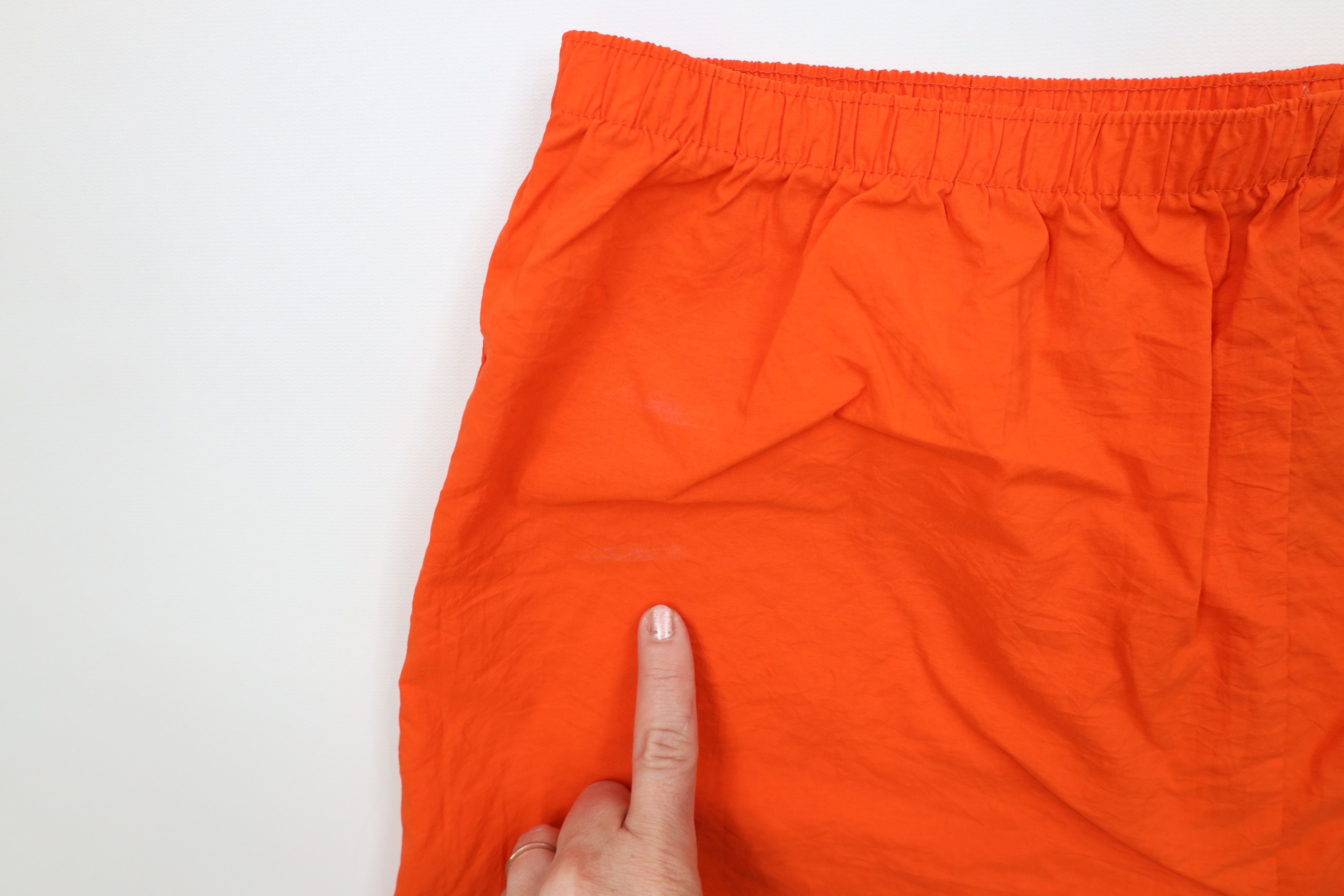 Vintage Vintage 90s Streetwear Knee Soccer Shorts Baggies Orange USA Size 32" / US 10 / IT 46 - 6 Thumbnail