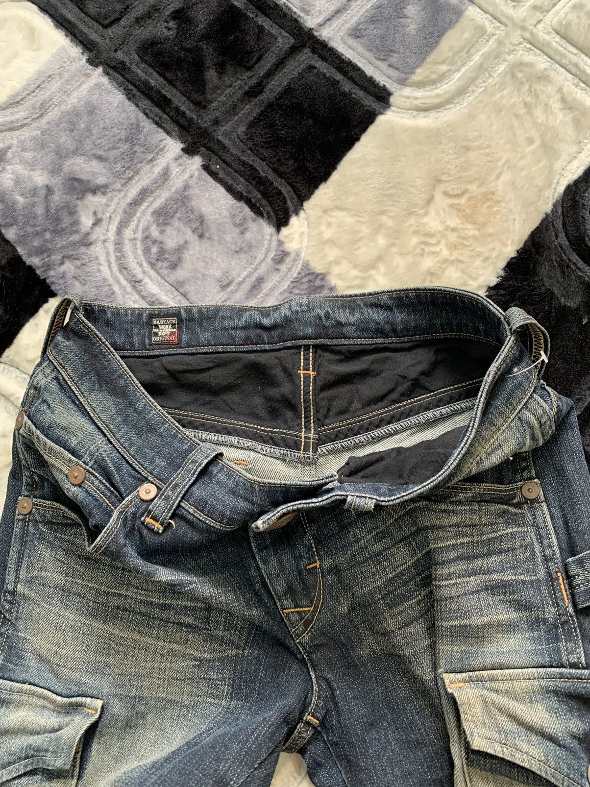 Hysteric Glamour × Japanese Brand Size 31: Vintage Bartack clothing Jeans Cargo rare Size US 31 - 4 Thumbnail