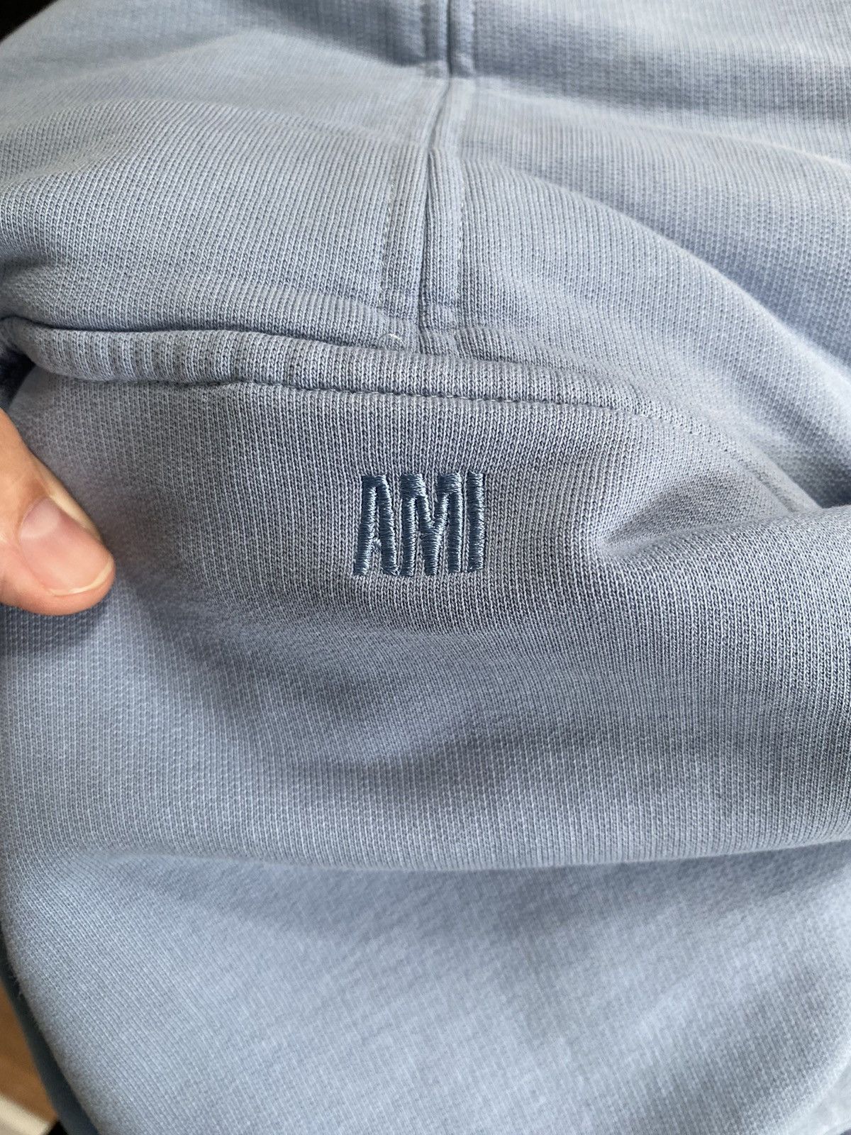 AMI Ami Paris Light Blue Hoodie Size US XL / EU 56 / 4 - 6 Thumbnail