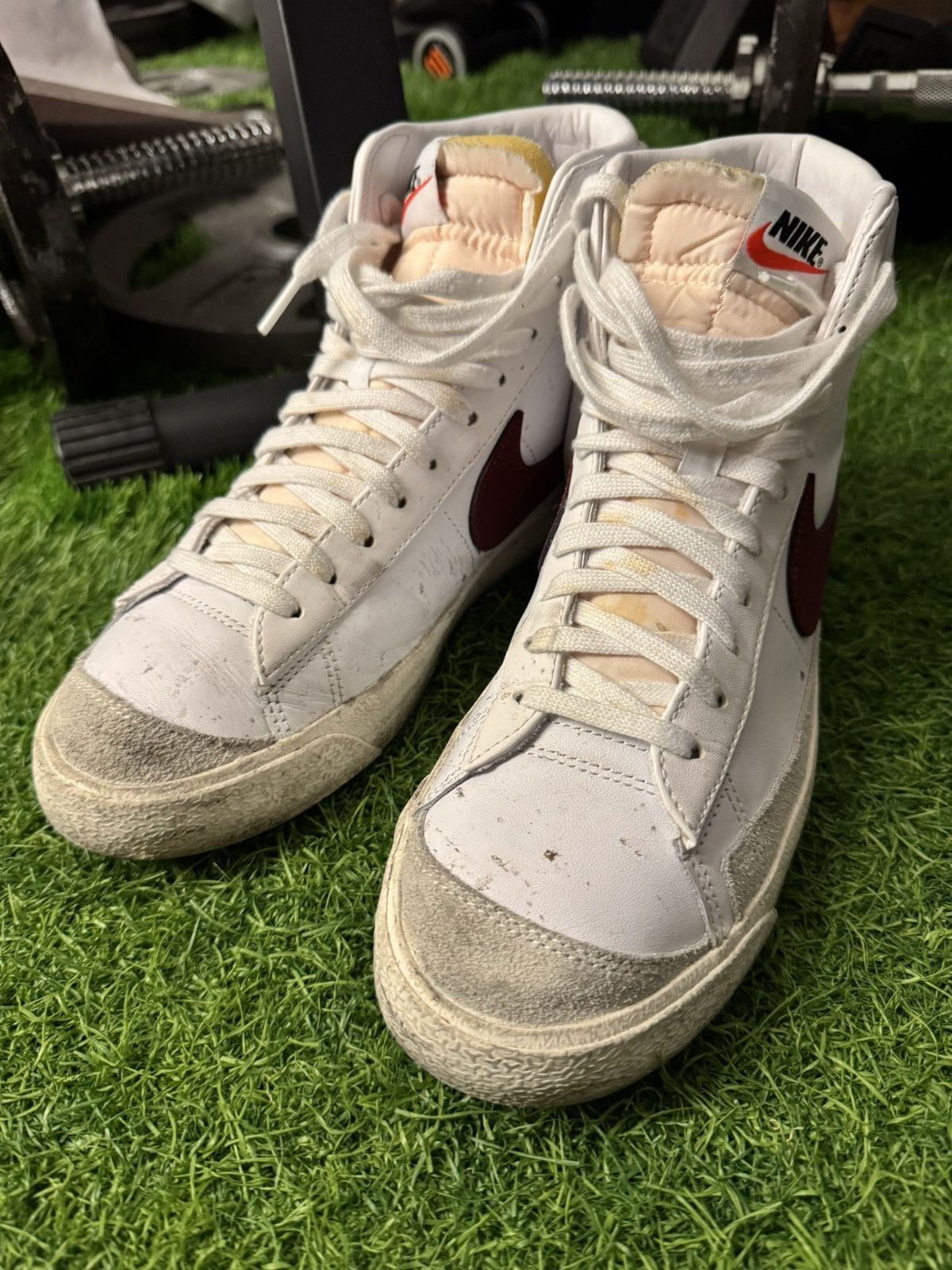Nike Nike Blazer Mid 77 Sneakers - Burgundy Size US 9.5 / EU 42-43 - 3 Thumbnail