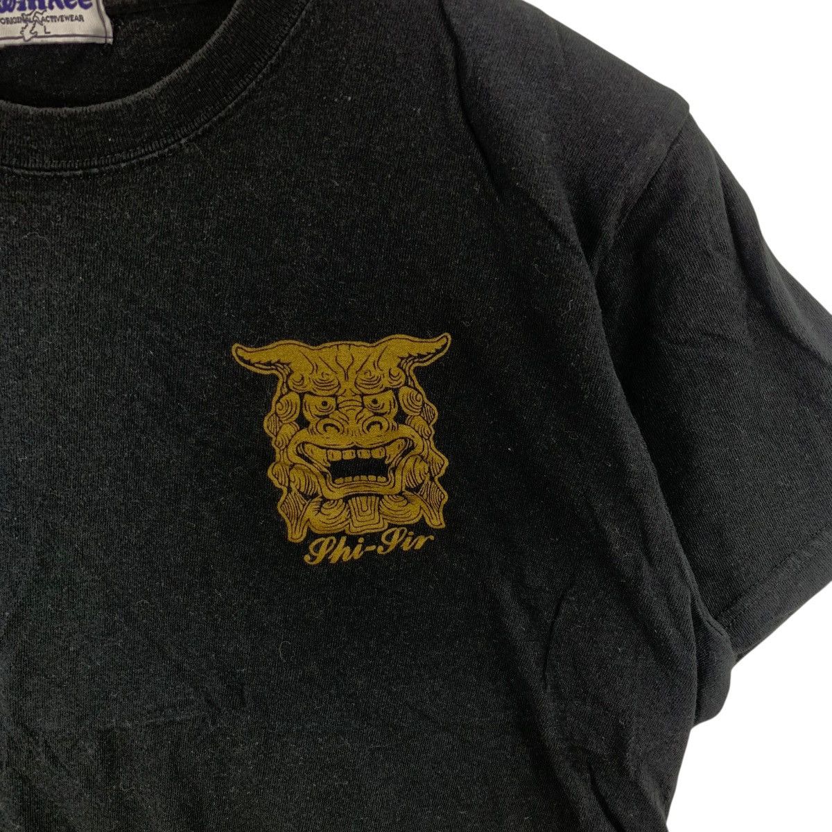 Vintage Vintage OKINAWA JAPAN SHISA Ryukyuan Cultural Artifact Tee Size US L / EU 52-54 / 3 - 6 Thumbnail