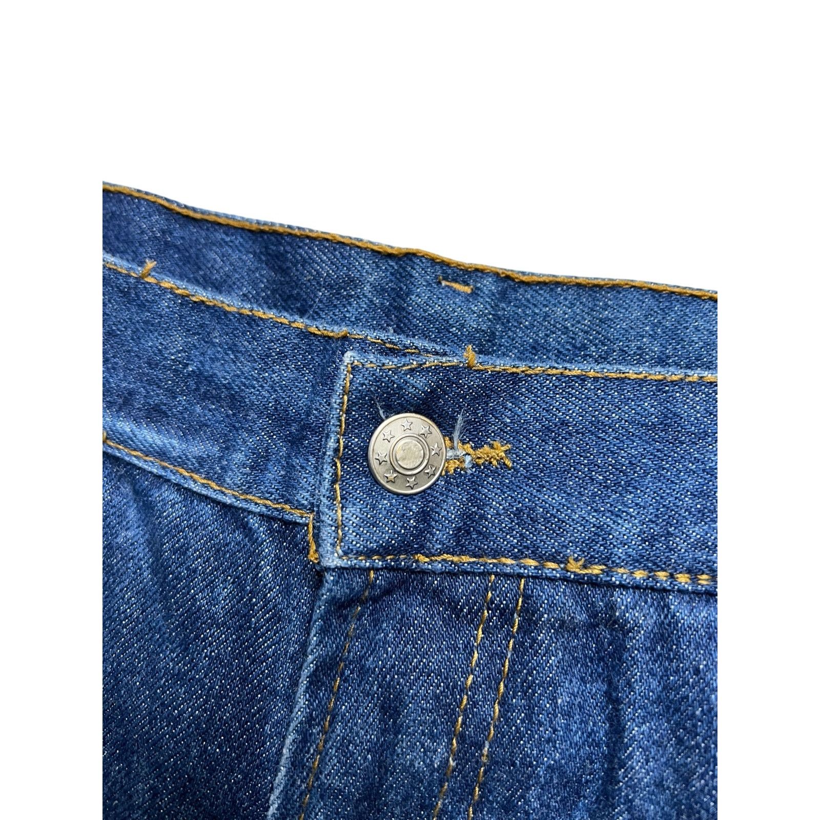 Vintage Vintage 80s Carpenter Workwear Denim Jeans Sz 38 Actua 36x28 Size US 38 / EU 54 - 3 Thumbnail