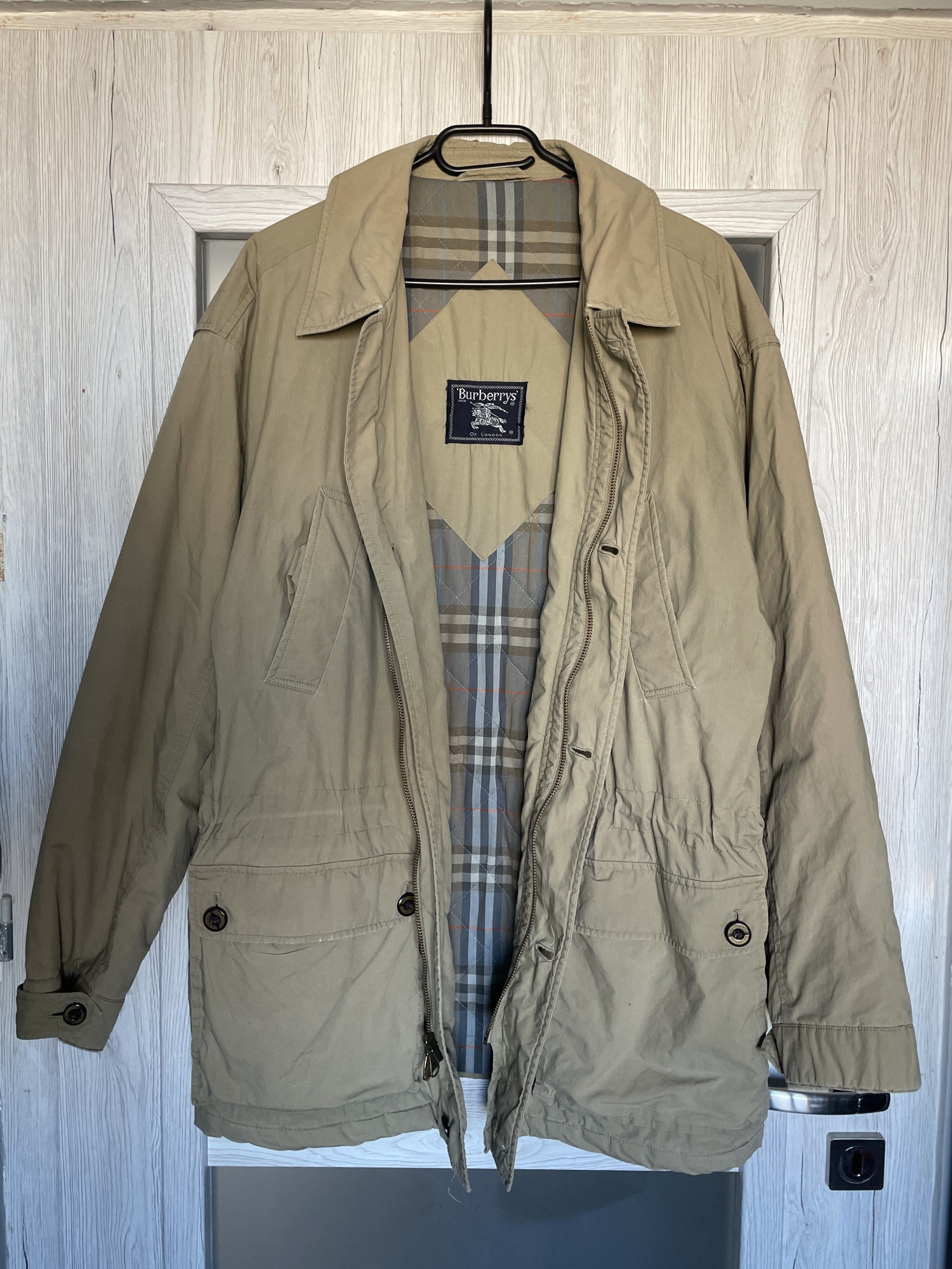 Burberry VINTAGE 90S BURBERRYS OLD MONEY BEIGE COAT JACKET Size US M / EU 48-50 / 2 - 1 Thumbnail