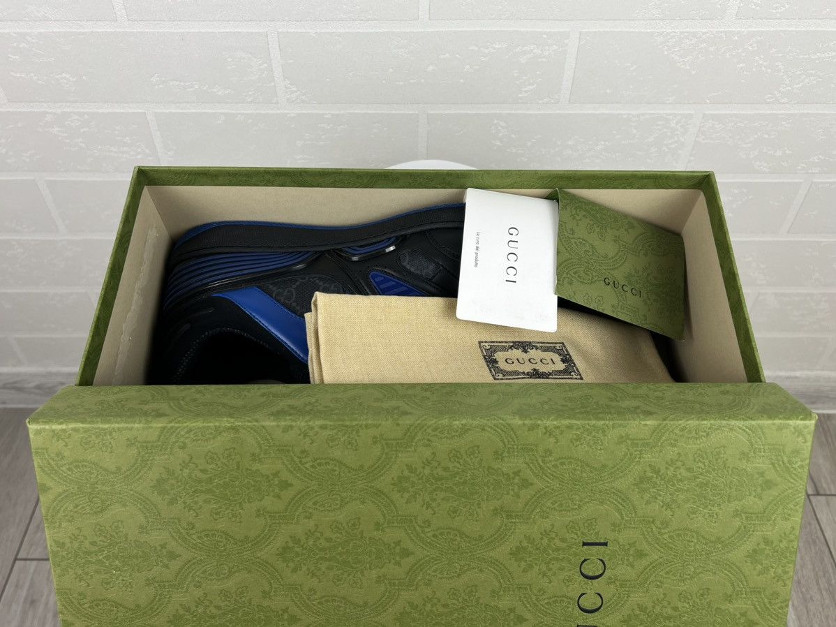 Gucci GUCCI Sneakers Low Top BASKET GG Logo Monogram Canvas Men's Size US 8.5 / EU 41-42 - 23 Thumbnail