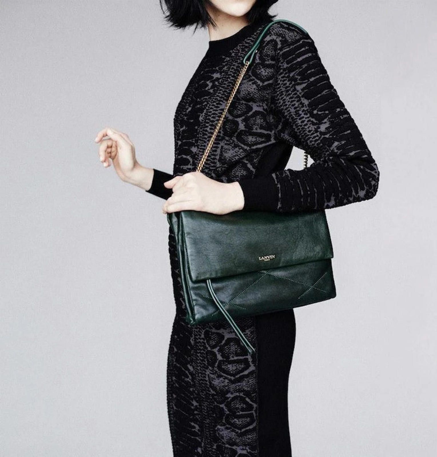 Lanvin New Lanvin Snake Black Print Stretch Knit Dress S uk 8-10 Size S / US 4 / IT 40 - 1 Thumbnail