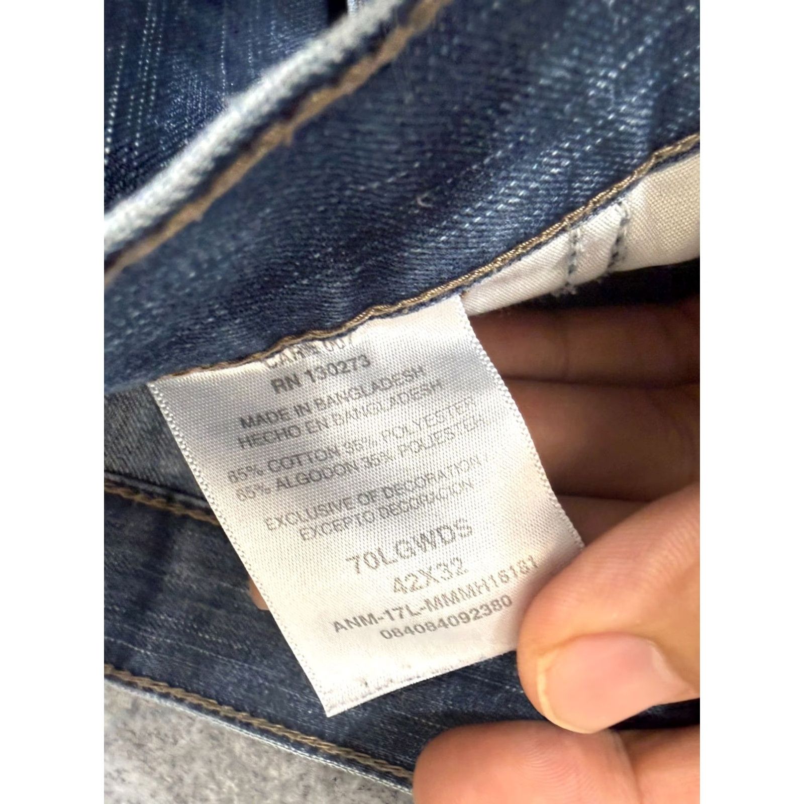 Wrangler Wrangler Cargo Jeans Mens 42x32 Blue Denim Straight Leg Outdoor Classic Jeans Mens 42in Regular Jeans Blue Wrangler Cargo Straight Mens Boys? Size US 42 / EU 58 - 6 Thumbnail